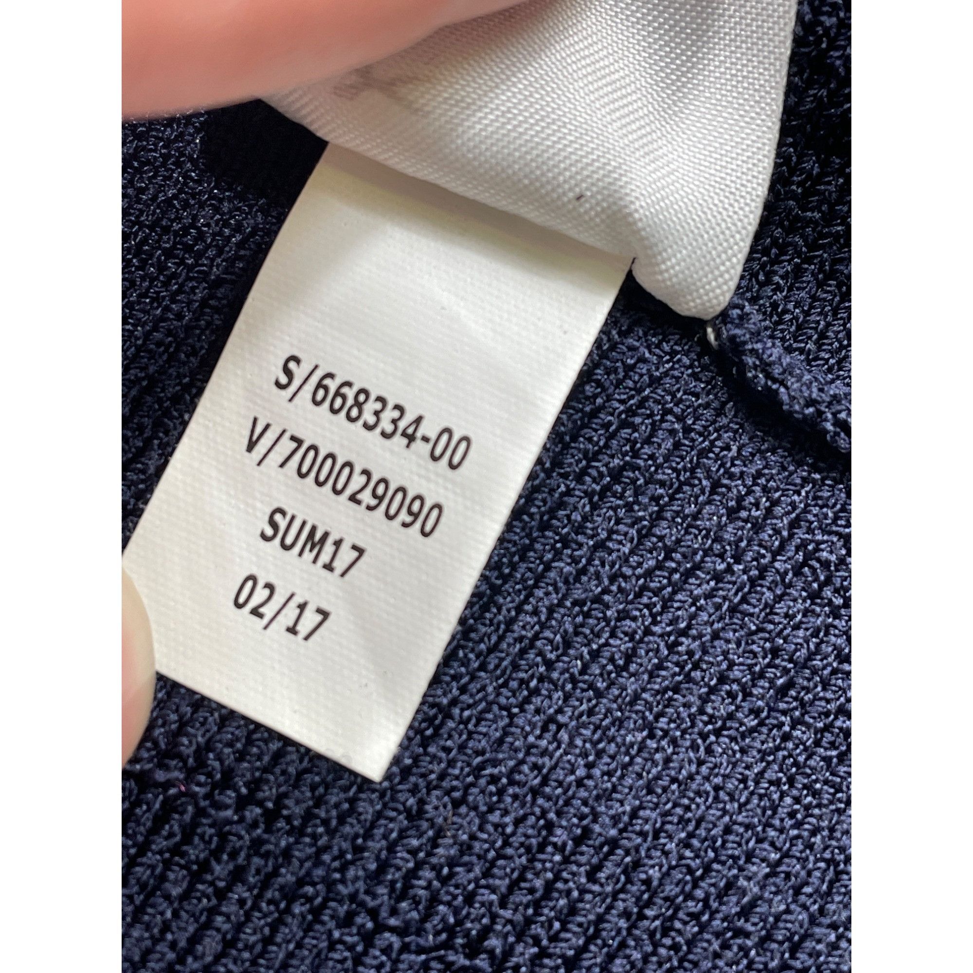 Banana Republic Banana Republic SKU 7644 Womens Sleeveless Navy Dress Size M Size M / US 6-8 / IT 42-44 - 12 Thumbnail
