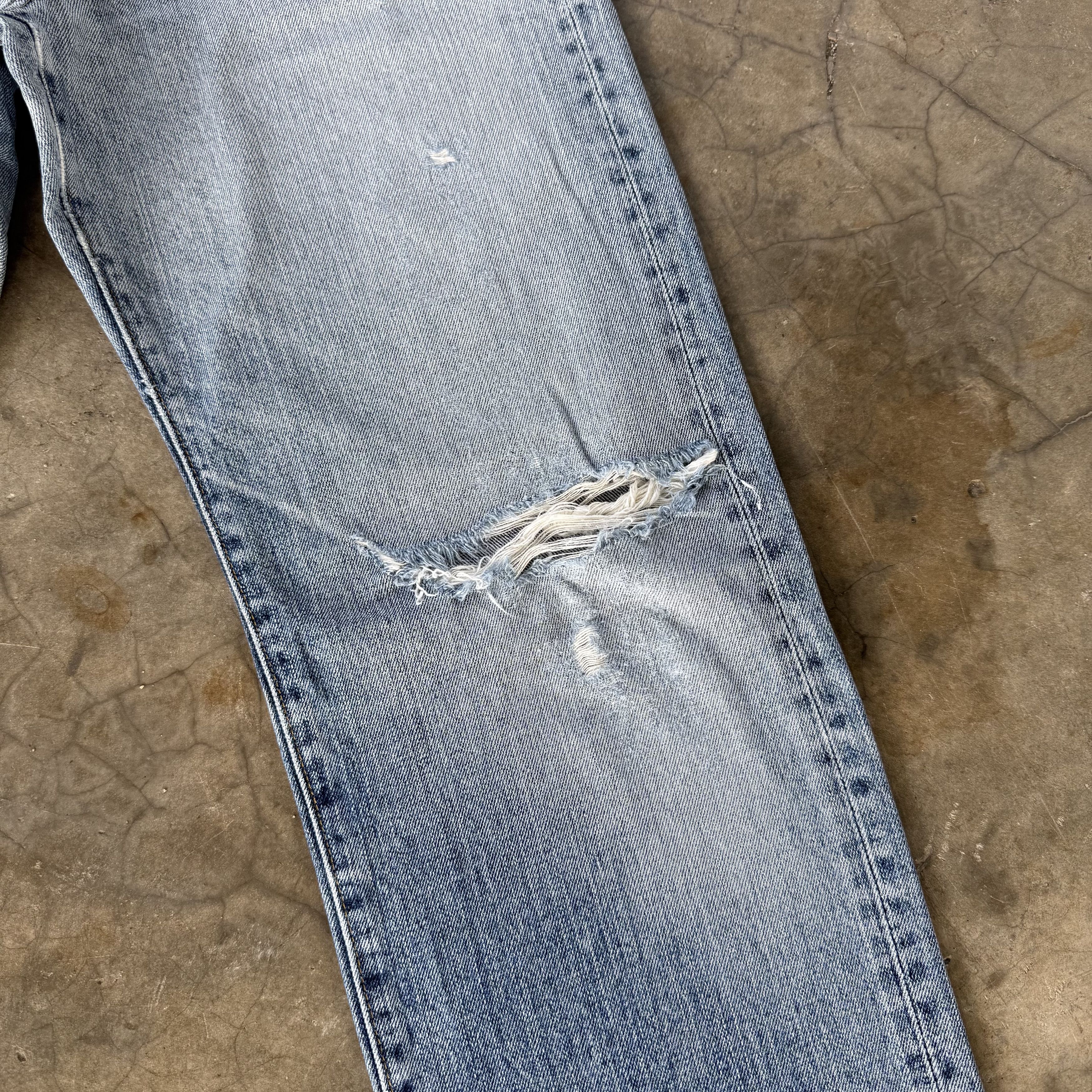 Japanese Brand W30 Vintage Japanese Brand Faded Washer Denim Jean Size US 30 / EU 46 - 5 Thumbnail