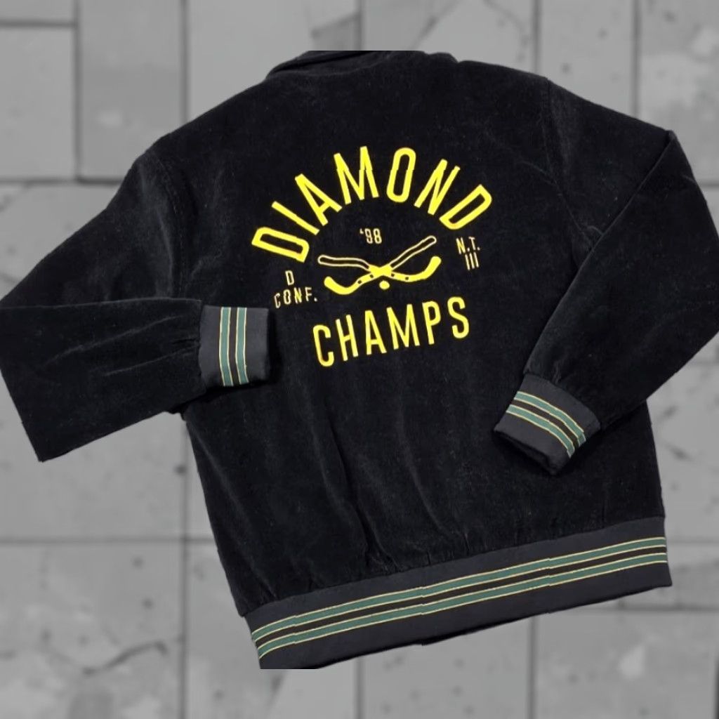 DGK×Diamond supply co.コラボジャケット DGK × Diamond Supply Co. purple/black Diamond Supply Co. x DGK