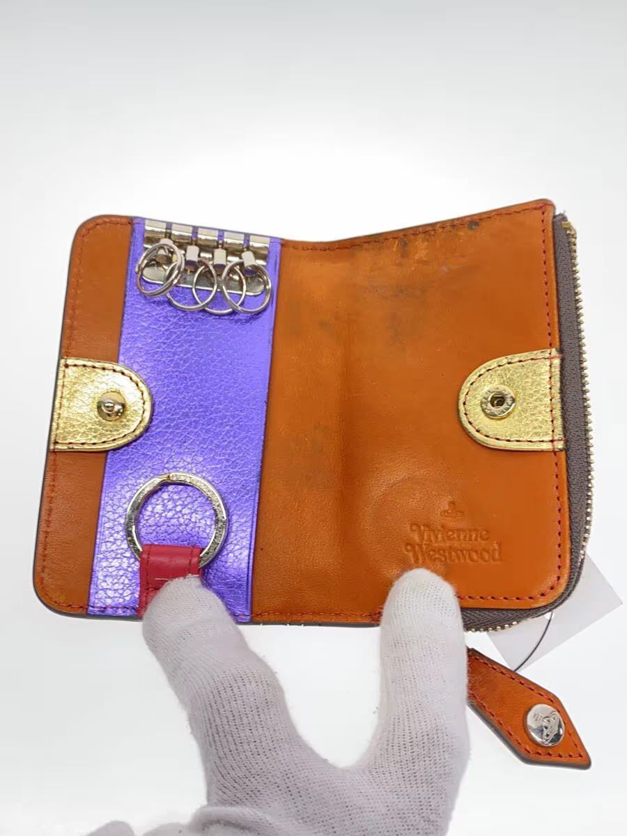 Vivienne Westwood Leather Allover Graphic Orb Logo Wallet Size ONE SIZE - 4 Thumbnail