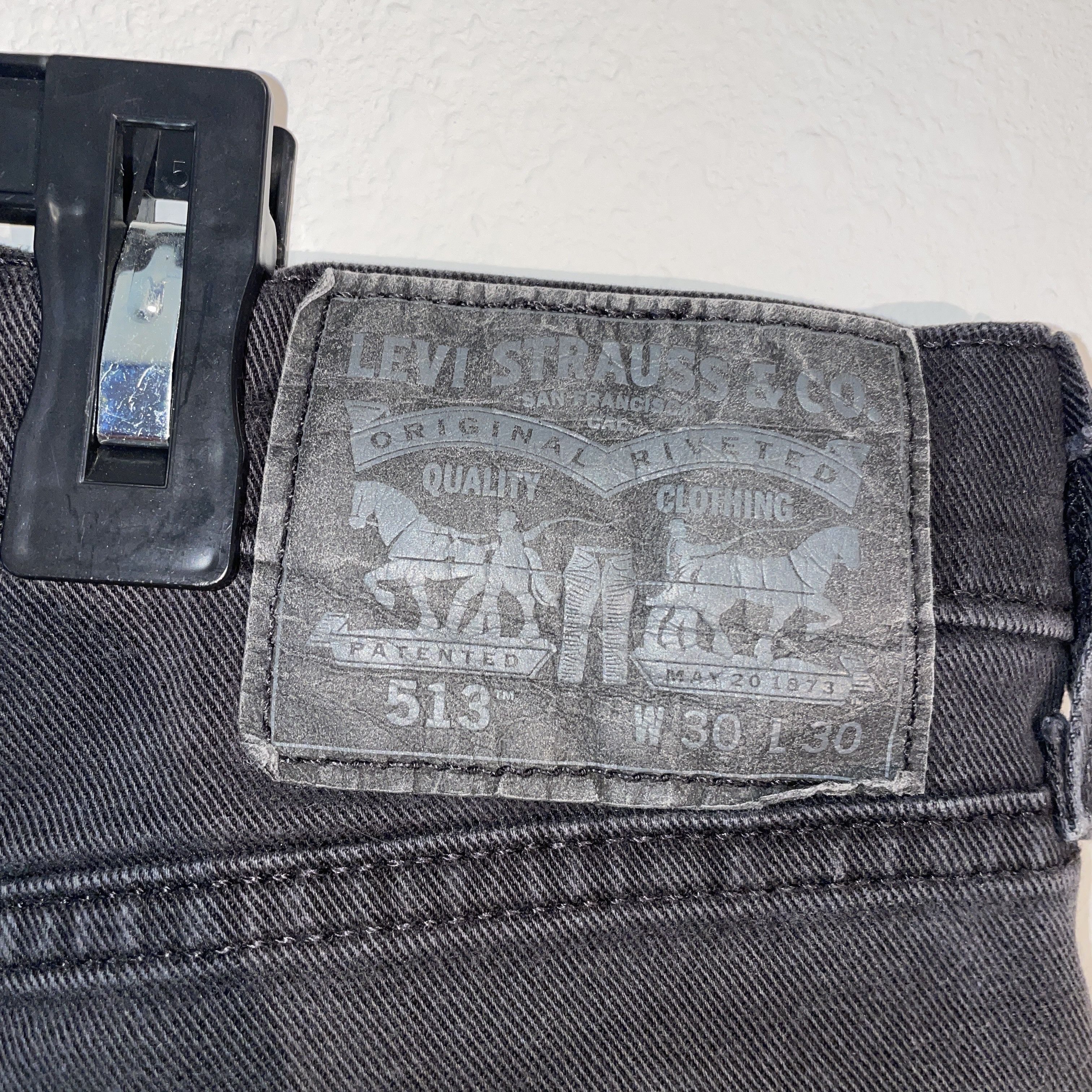Levi's Vintage Clothing Black Levis Jeans 513 30x30 Black Tag Size US 30 / EU 46 - 3 Thumbnail