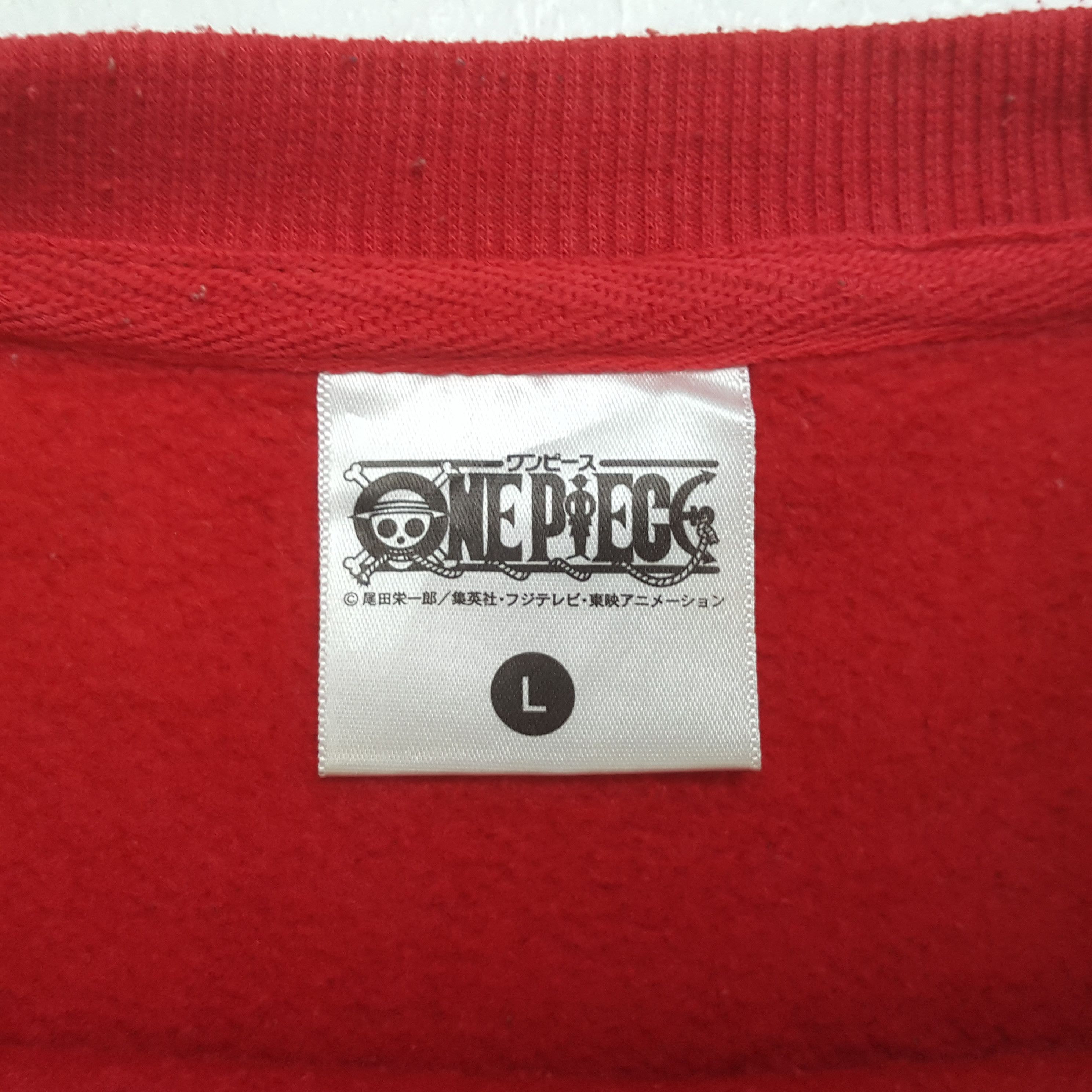 One Piece Vintage One Piece Zoro Japan Animated Sweatshirt RR12 Size US L / EU 52-54 / 3 - 7 Thumbnail