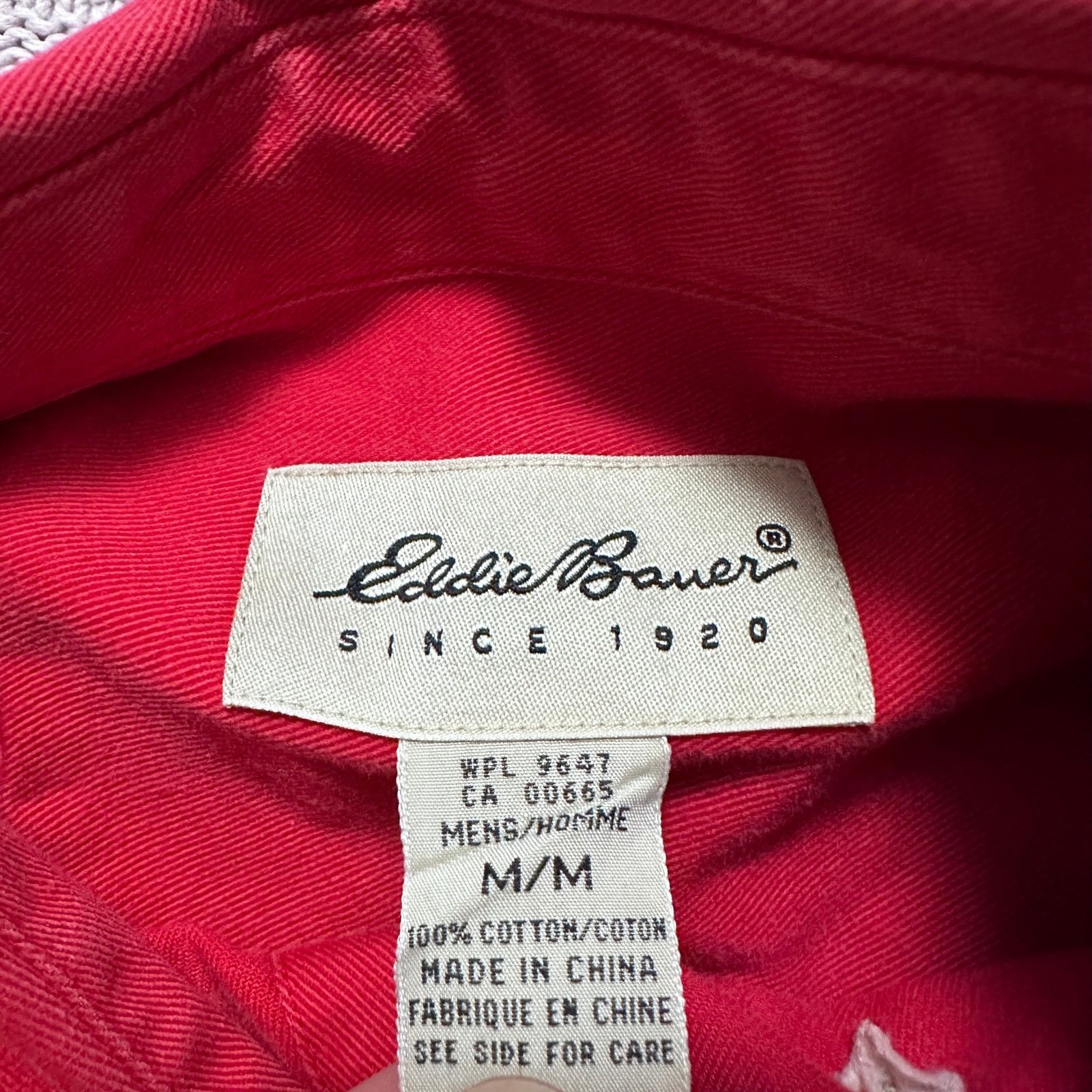 Eddie Bauer Vintage Eddie Bauer solid red button down size M Size US M / EU 48-50 / 2 - 5 Thumbnail