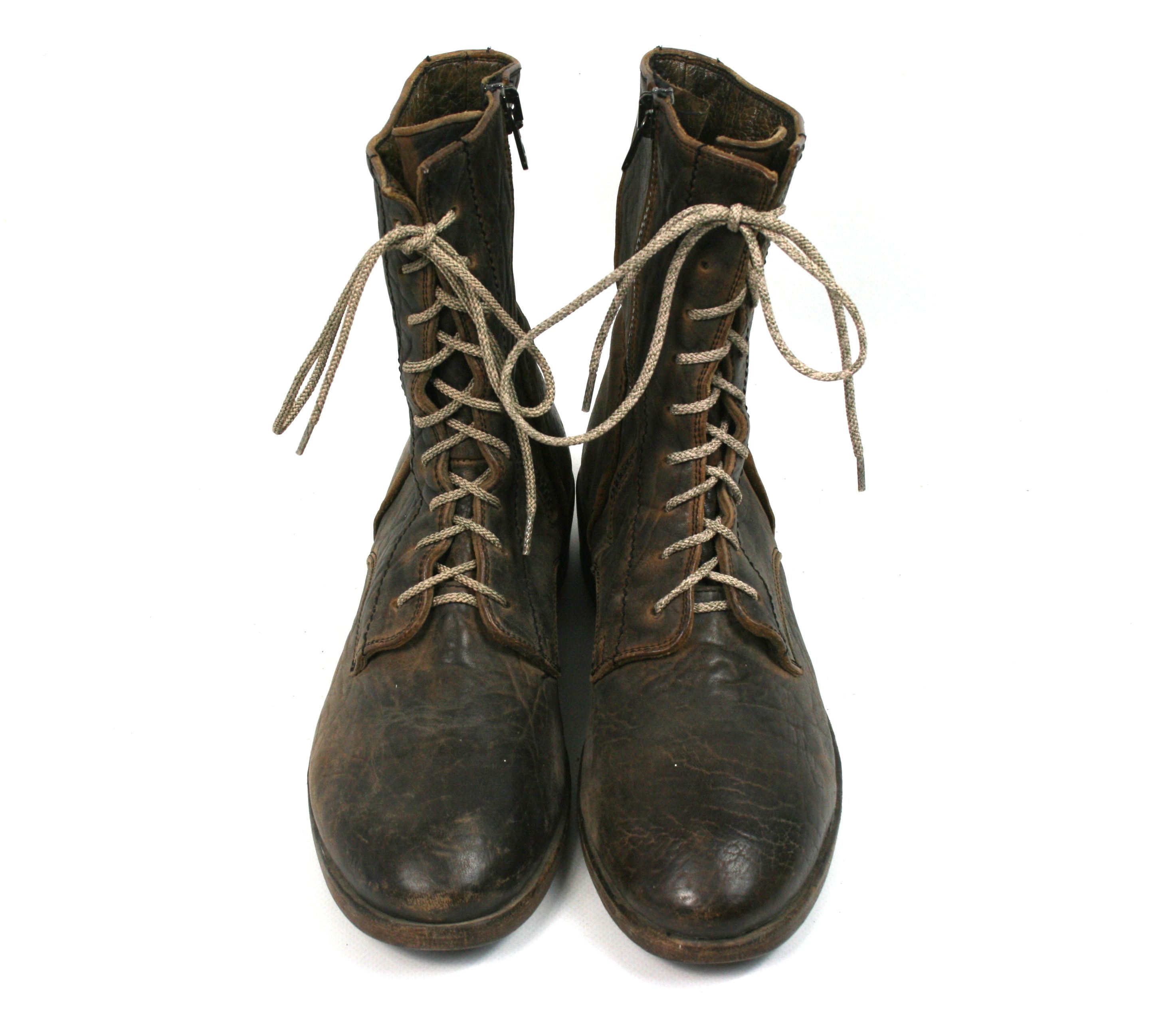 Other Nylo Avant Garde Combat Side Zip Leather Boots Size US 8 / EU 41 - 5 Thumbnail