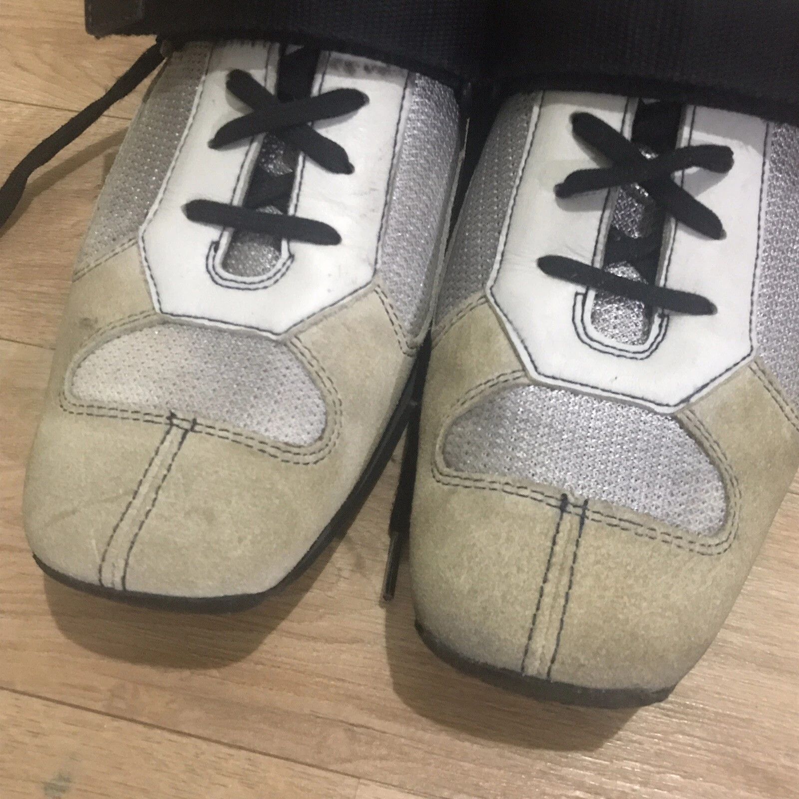 Prada Prada America's Cup Sneakers Leather Suede Low Top Mens GRAY Size US 9 / EU 42 - 5 Thumbnail