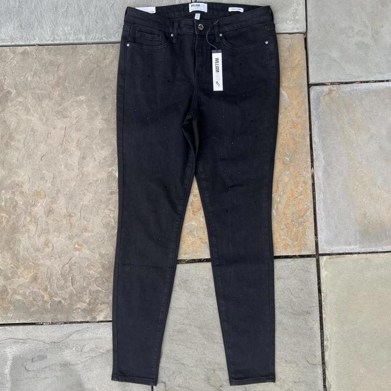 Other NWT Black Jewel Studded Slim Jeans Size 29" - 1 Thumbnail