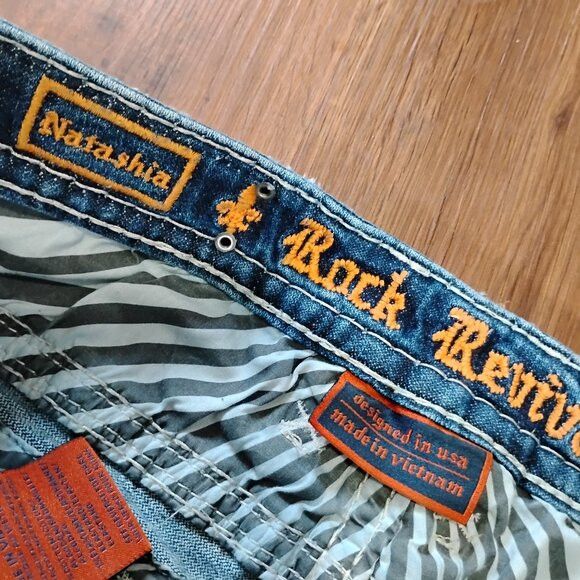 Rock Revival Vintage Y2K Rock Revival Natashia Easy Boot Denim Jeans Size 32" / US 10 / IT 46 - 4 Thumbnail
