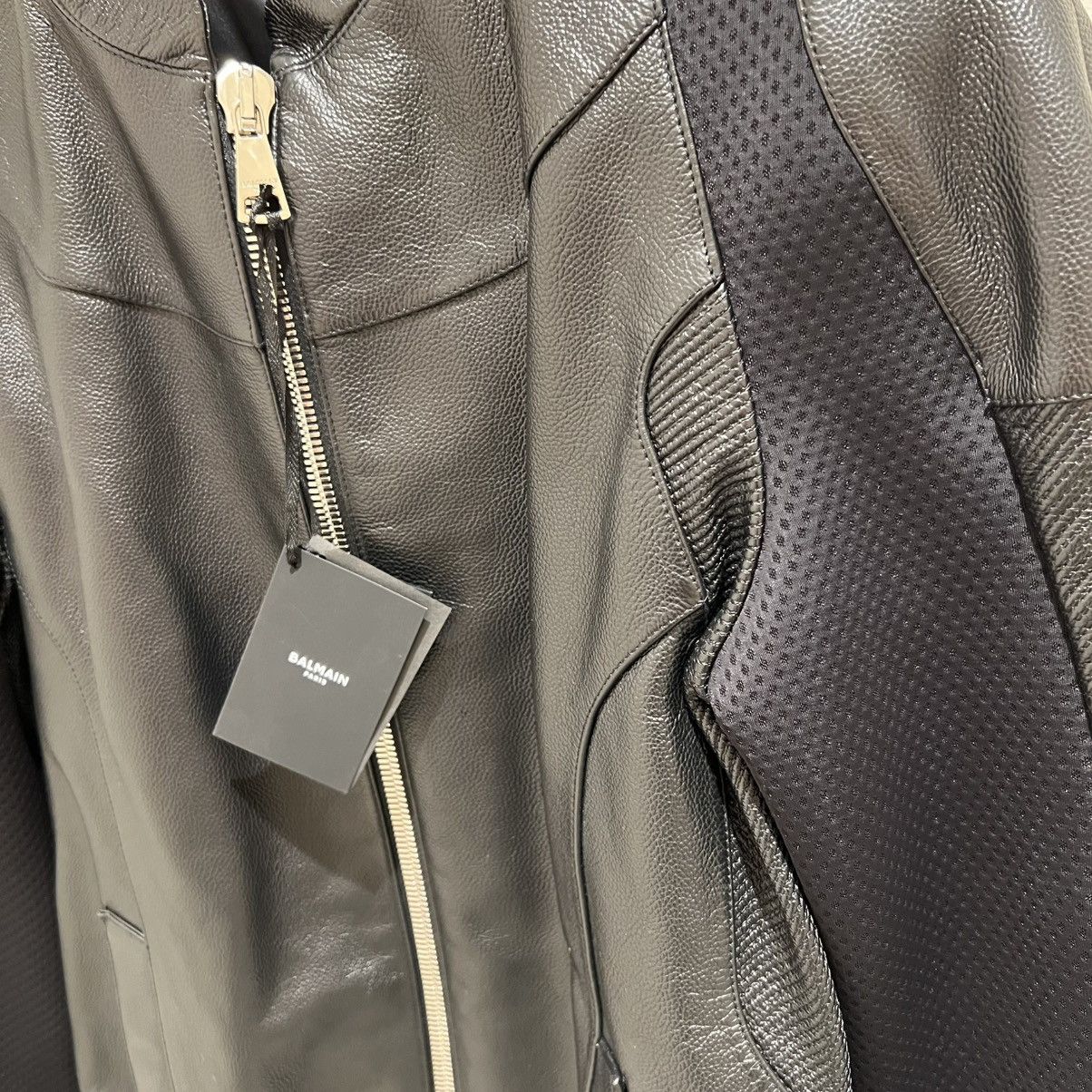 Balmain Balmain Leather Jacket in Medium Size US M / EU 48-50 / 2 - 3 Thumbnail