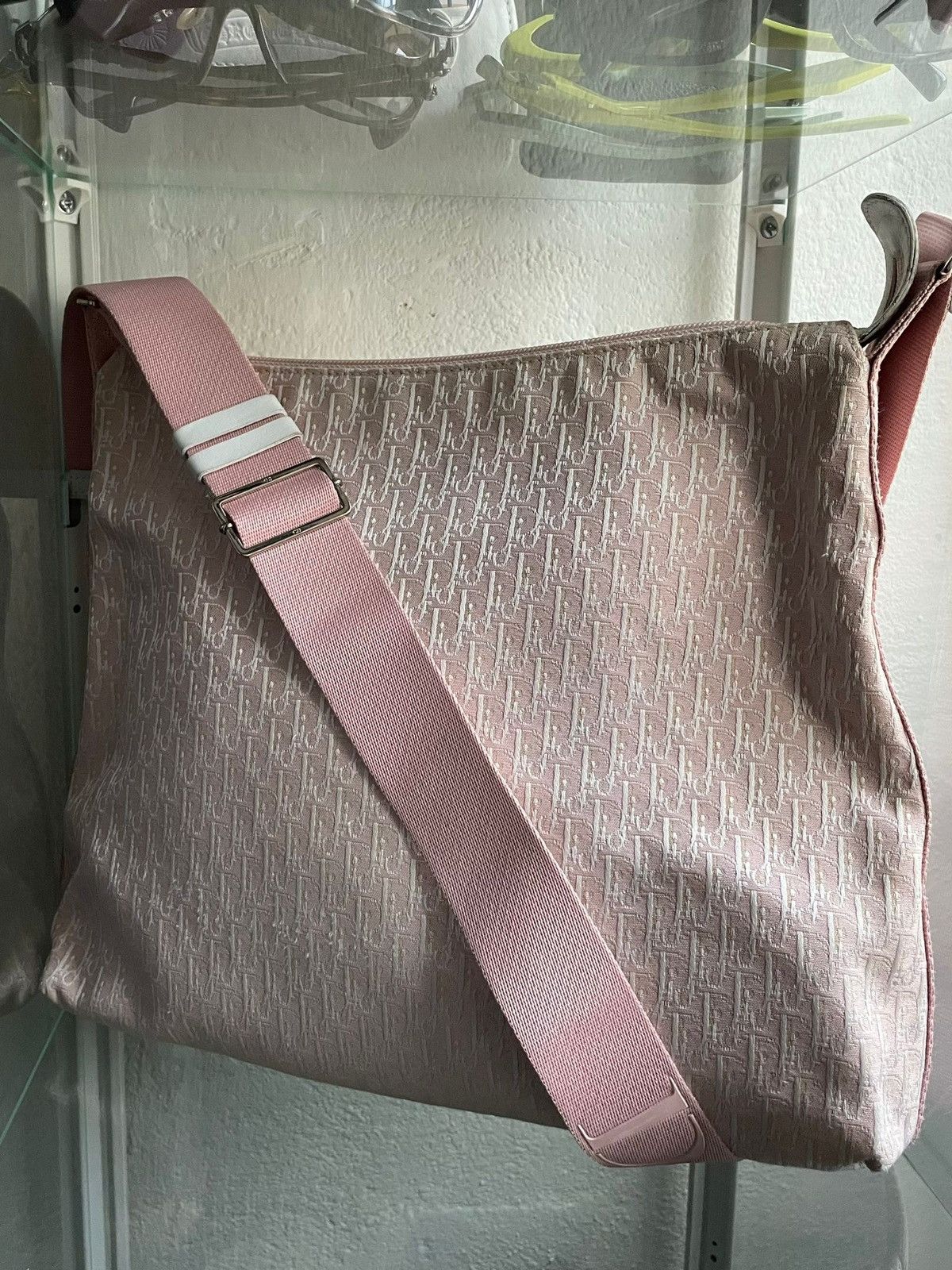 Dior Dior Pink Monogram Crossbody Bag Size ONE SIZE - 1 Thumbnail