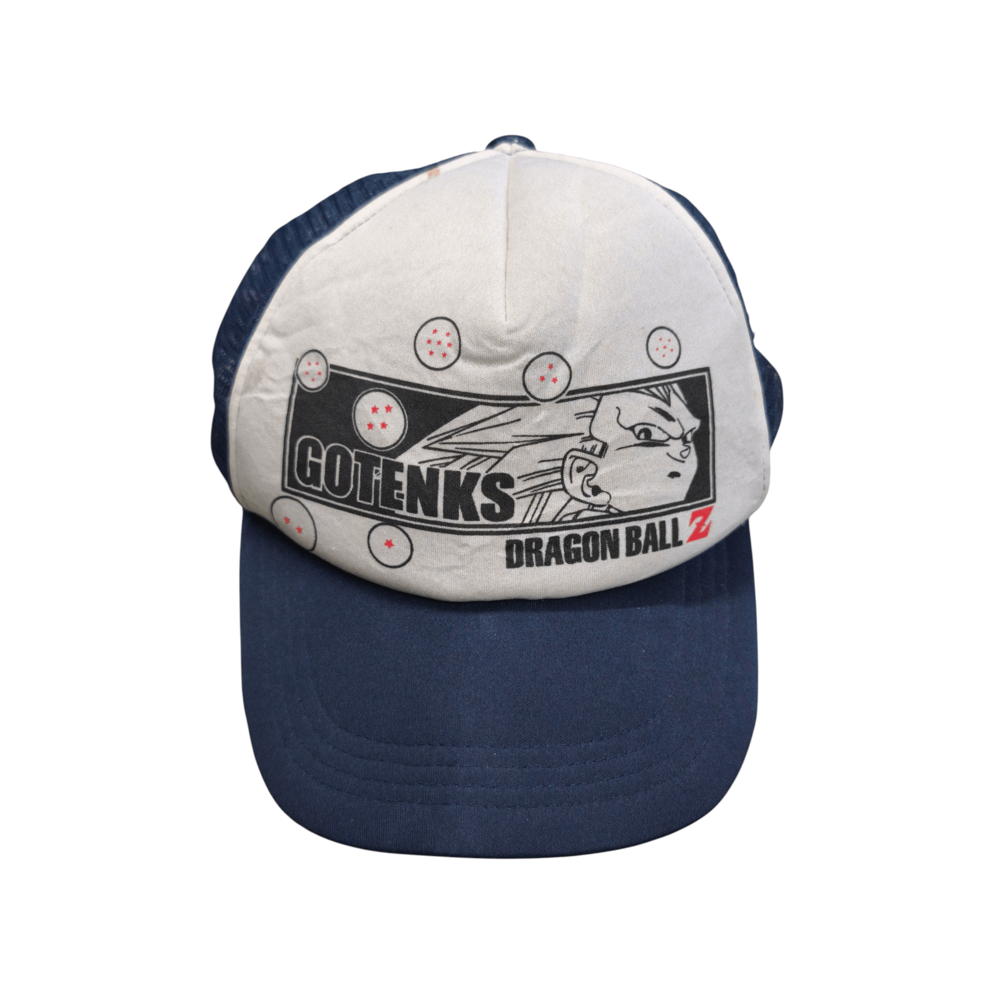 Anime Vintage Dragon Ball Z Gotenks Anime Trucker Hat 90s Size ONE SIZE - 1 Thumbnail