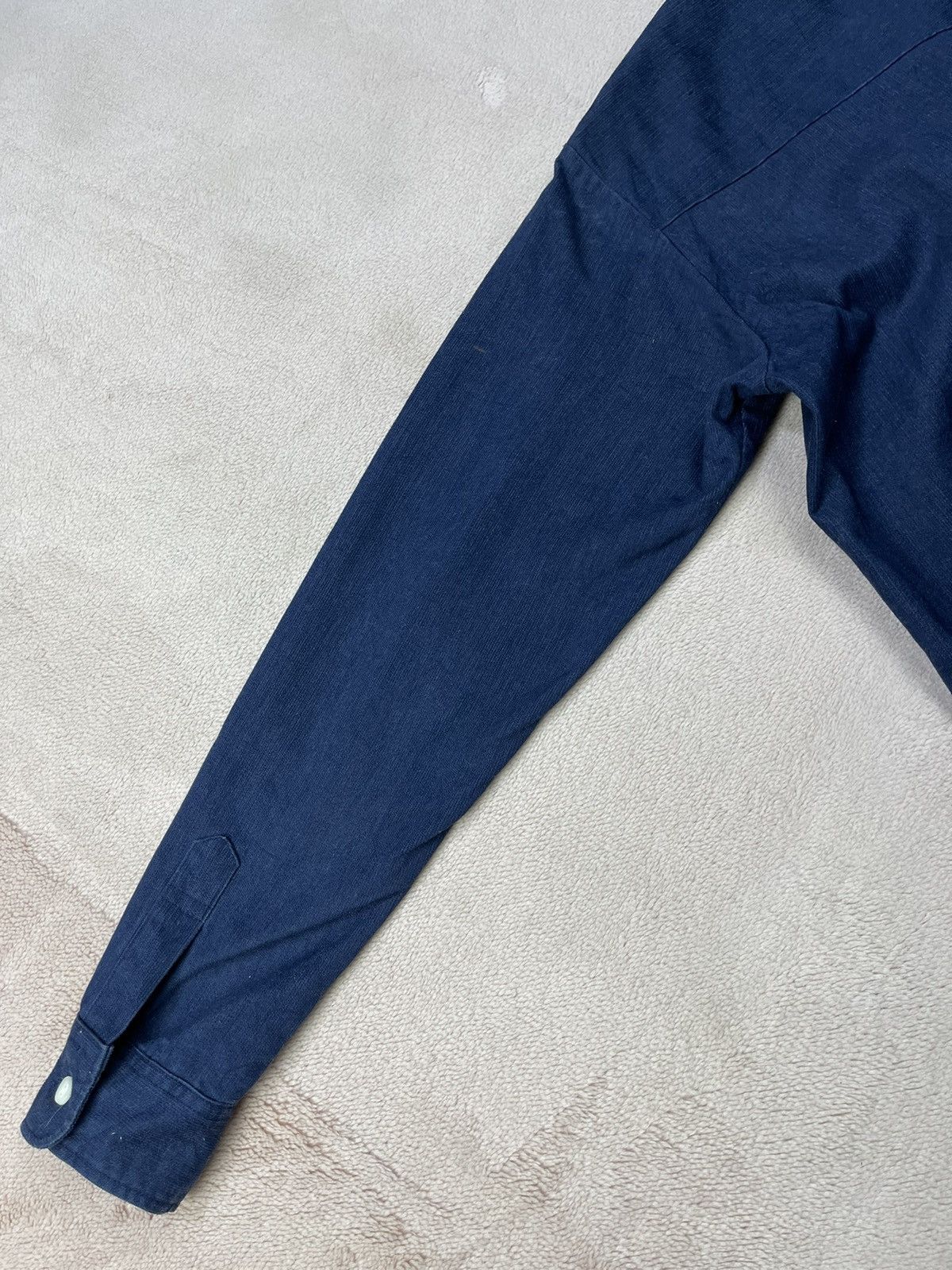 Edwin Vintage Deadstock EDWIN MR 50$ Western Denim Shirt Size US L / EU 52-54 / 3 - 7 Thumbnail