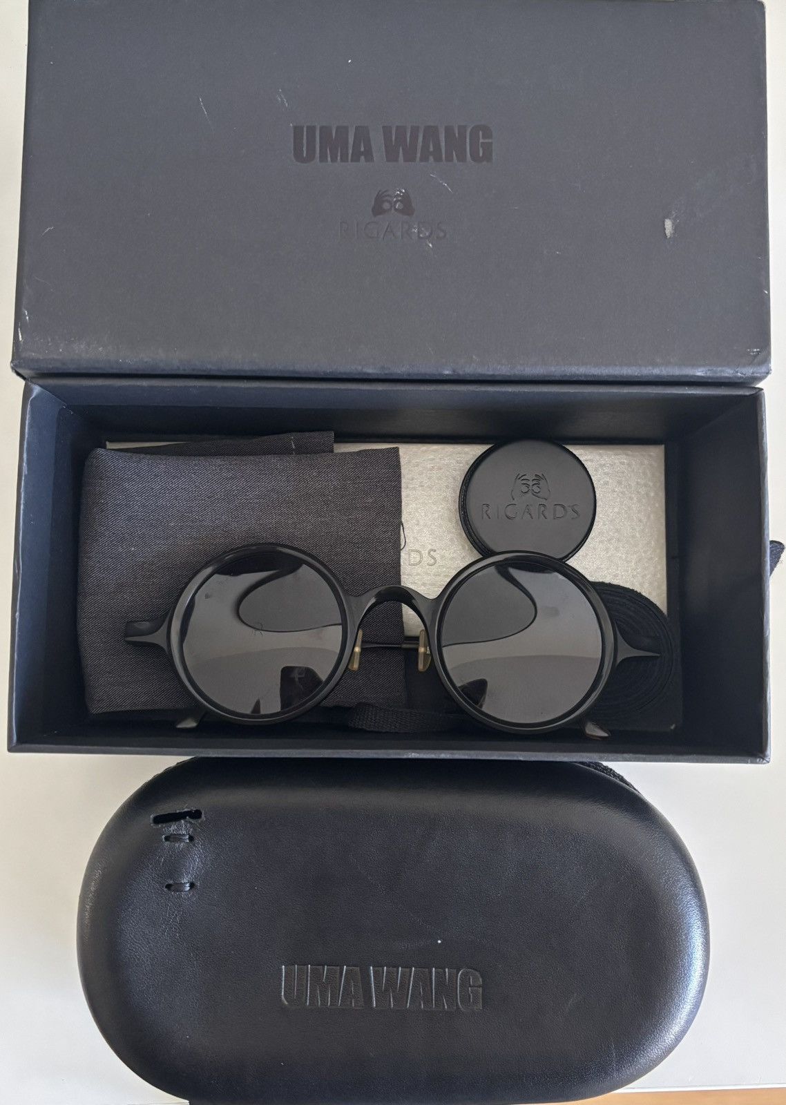 Rigards RIGARDS × UMA WANG HORN frame sunglasses Size ONE SIZE - 6 Thumbnail