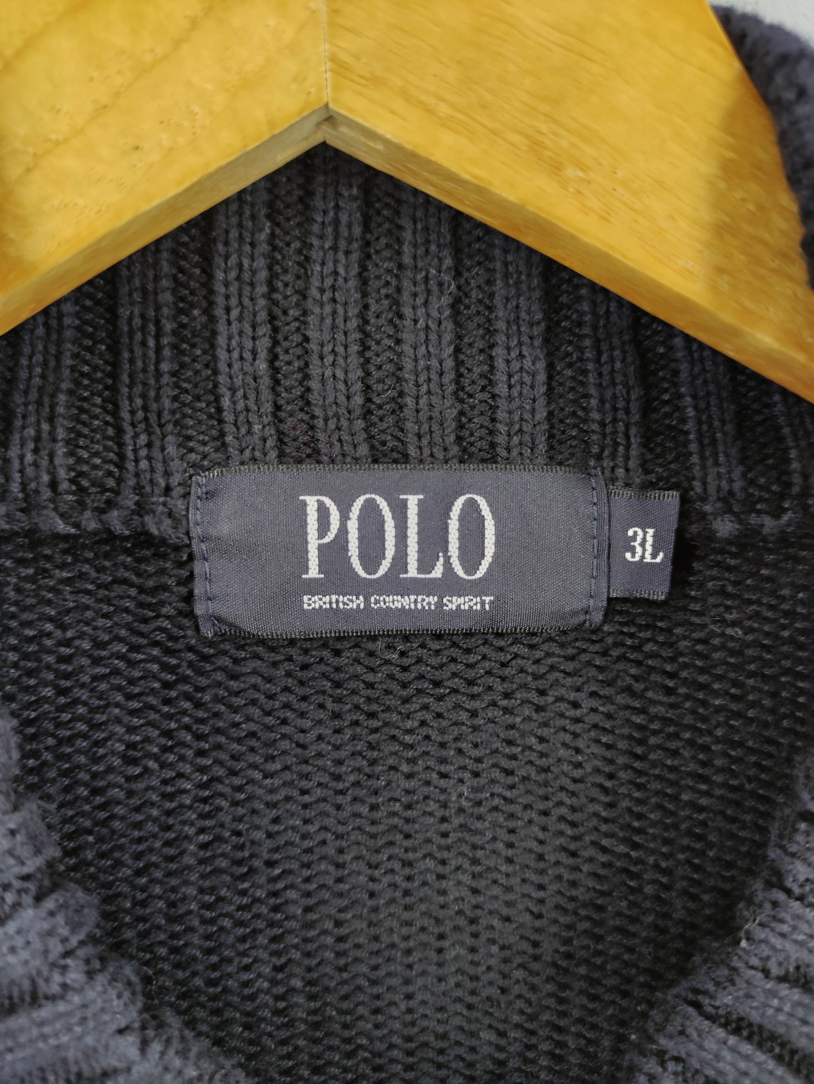 Japanese Brand Vintage Polo British Country Spirit Knit Sweater Zipper Size US XL / EU 56 / 4 - 4 Thumbnail
