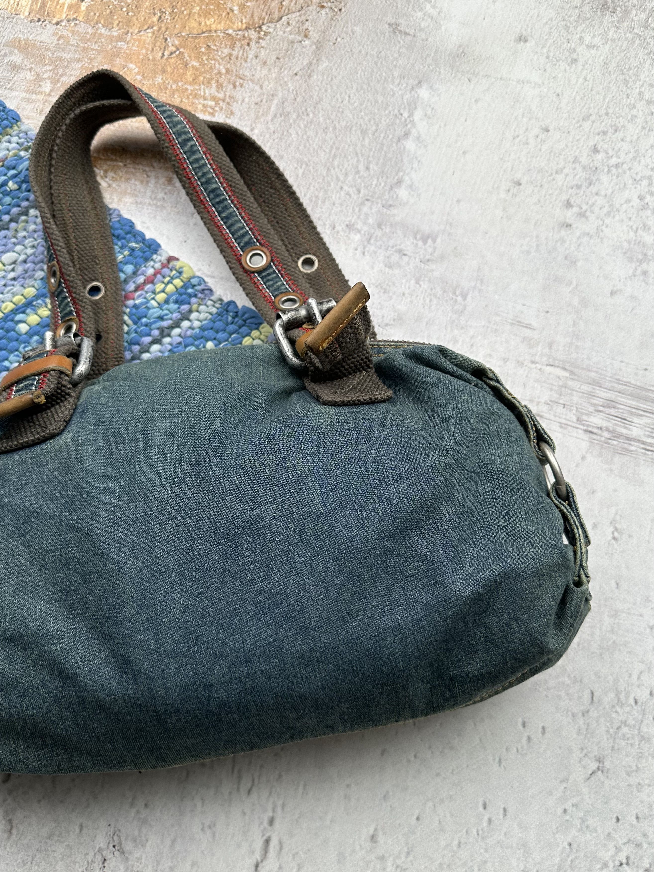 Japanese Brand Vintage Cargo Faded With Bondage Handle Bag A374D18(372) Size ONE SIZE - 6 Thumbnail