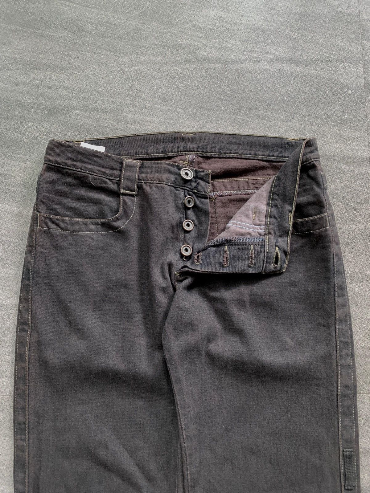 Dirk Bikkembergs FREE TAX! 90s Strap Denim Jeans Size US 30 / EU 46 - 4 Thumbnail