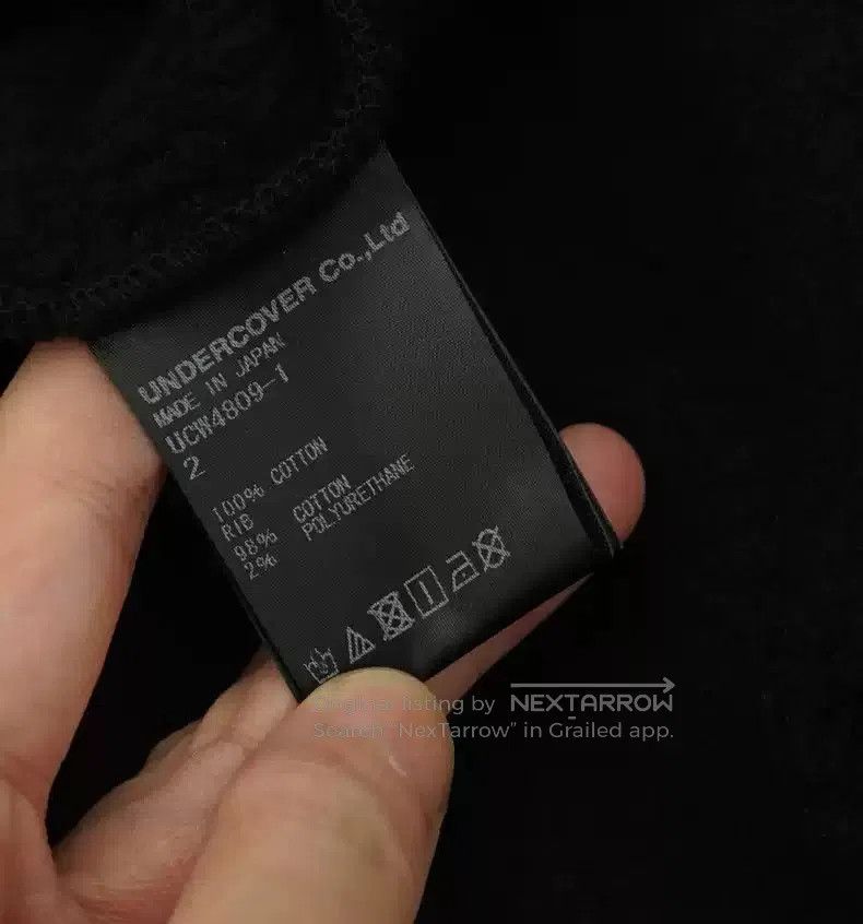 Undercover undercover Loose hoodie with photo strap. Size US M / EU 48-50 / 2 - 9 Thumbnail