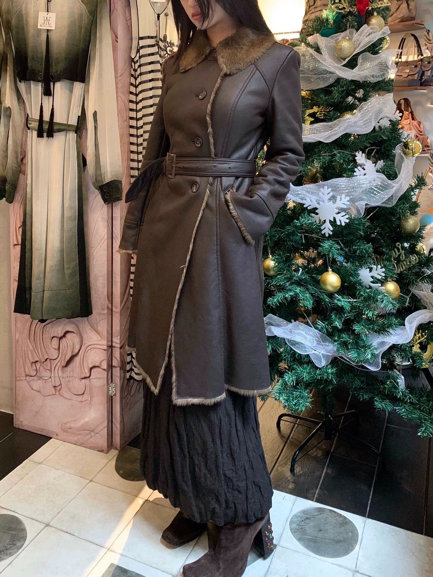 Balmain Balmain Suede Eco-Fur Coat 38 Size XS / US 0-2 / IT 36-38 - 5 Thumbnail