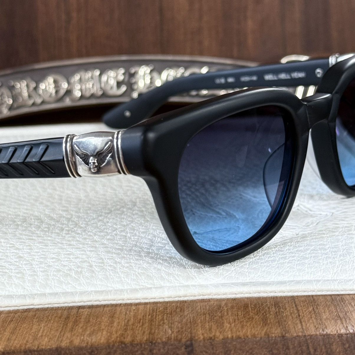 Chrome Hearts Chrome Hearts WELL HELL YEAH 1/1 ‘Oceans Depth’ Sunglasse Size ONE SIZE - 5 Thumbnail