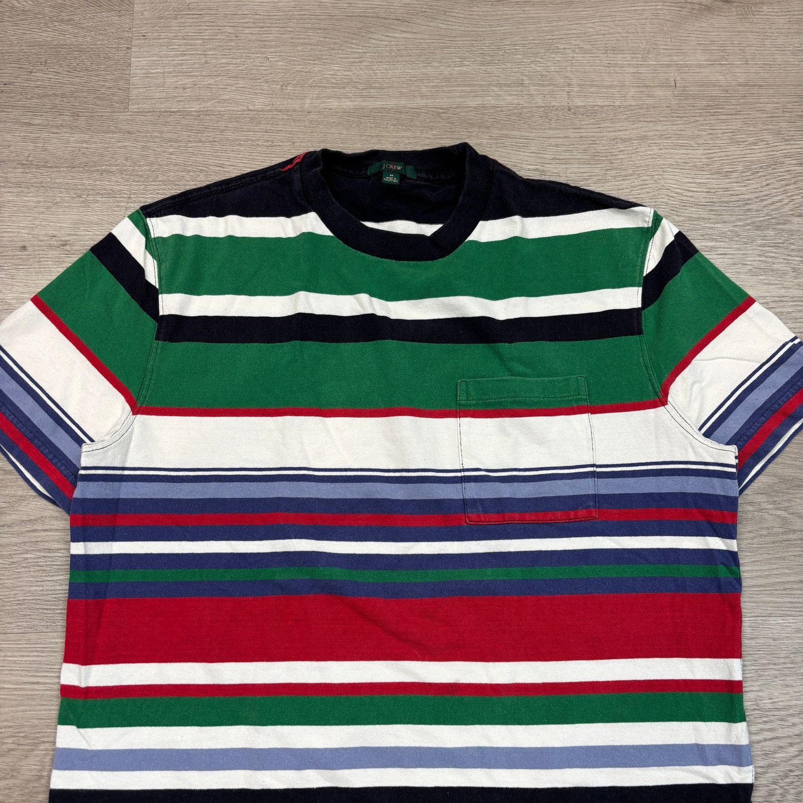 J.Crew J. Crew Oarsman Striped Retro T Shirt Men's Medium Size US M / EU 48-50 / 2 - 2 Thumbnail