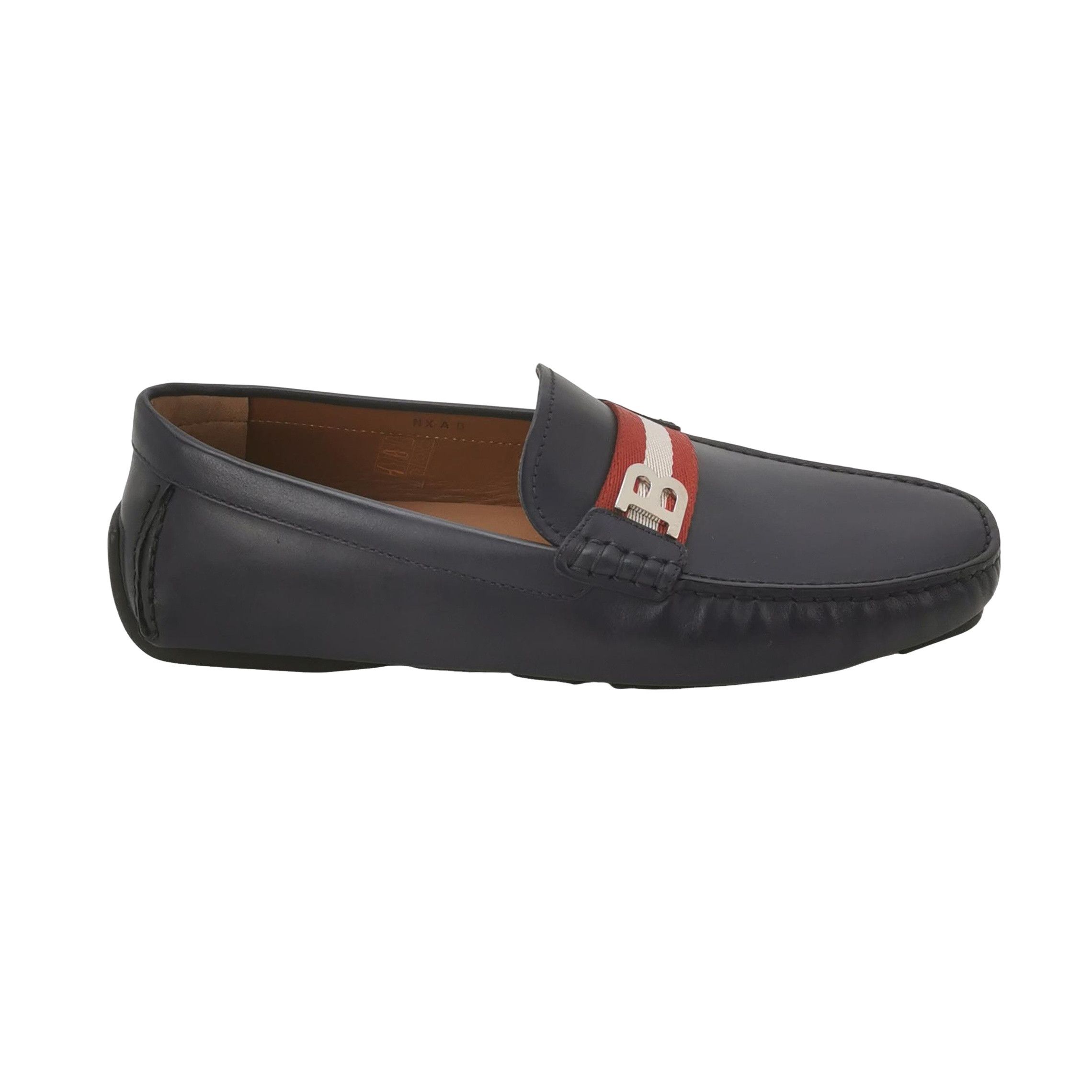 Bally Bally B-Logo Striped Leather Loafers 41.5 Size US 8 / EU 41 - 1 Thumbnail