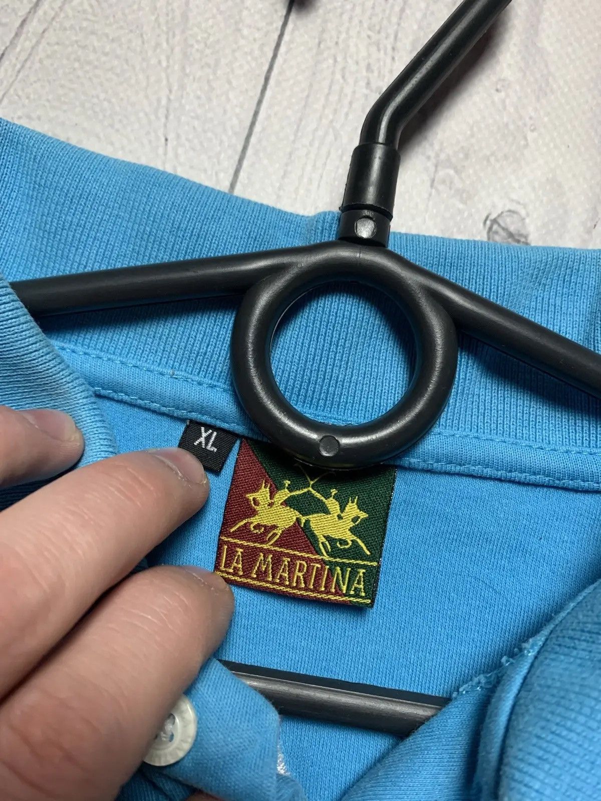 La Martina × Porsche Design Vintage Porsche Racing La Martina long sleeve rugby polo Size US L / EU 52-54 / 3 - 5 Thumbnail