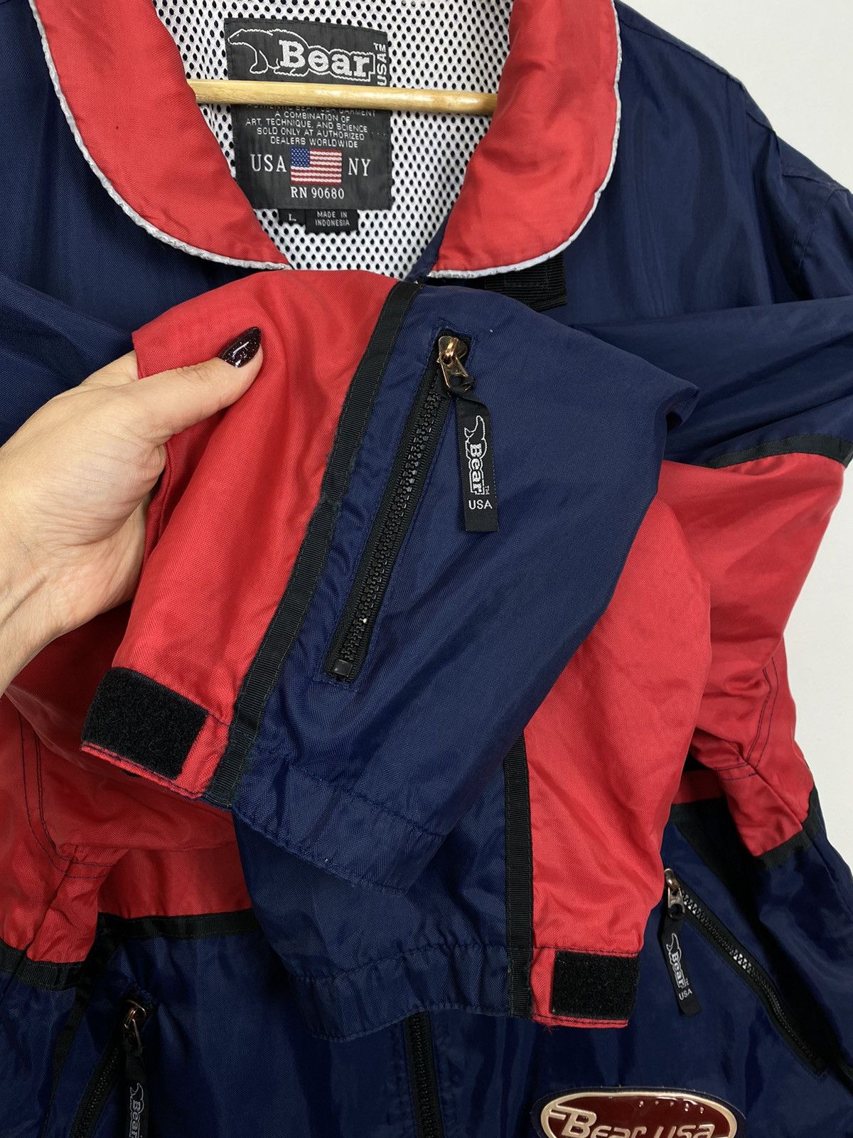 Vintage Vintage Bear USA Design Collection Baggy Oversized Jacket Size US L / EU 52-54 / 3 - 9 Thumbnail