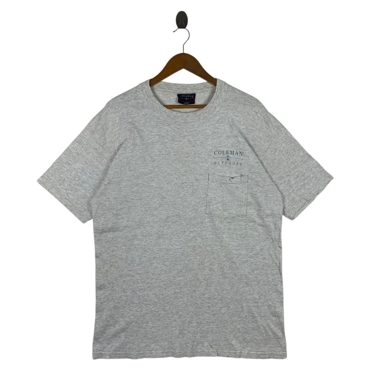 Other Vintage 90s Coleman Outdoor Classics Graphic Pocket Tee Size US L / EU 52-54 / 3 - 2 Thumbnail
