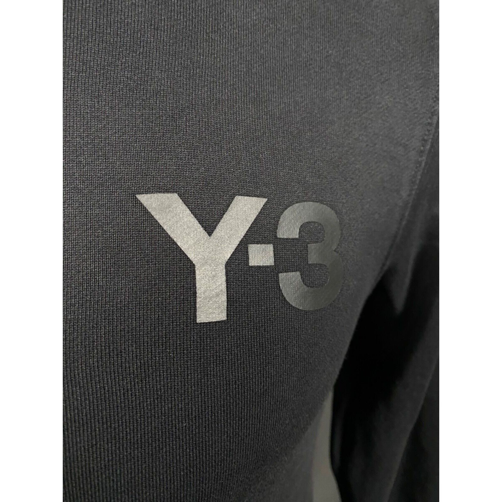 Y-3 Y-3 x Adidas Small Logo Men's Black Crewneck Sweatshirt Swea Size US XS / EU 42 / 0 - 8 Thumbnail