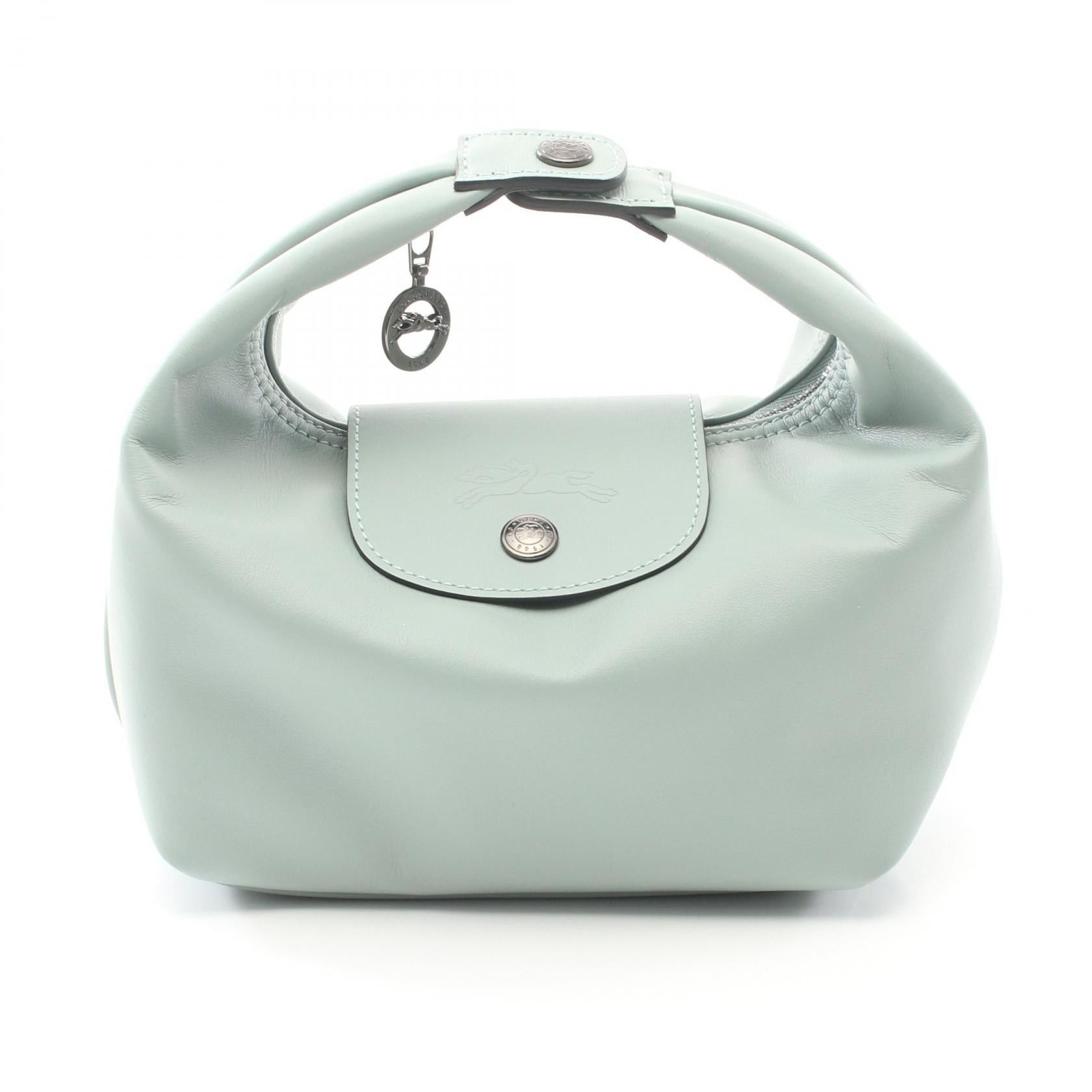 Longchamp Longchamp Le Preage Extra Xs Top Handle Bag Handbag Leather Green Size ONE SIZE - 1 Thumbnail