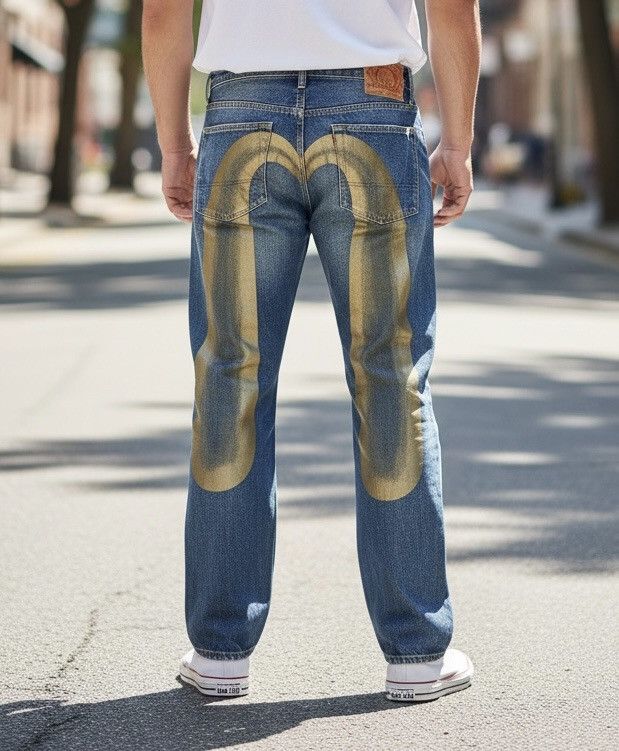 Evisu Evisu Daicock Denim Pants Size US 34 / EU 50 - 15 Thumbnail