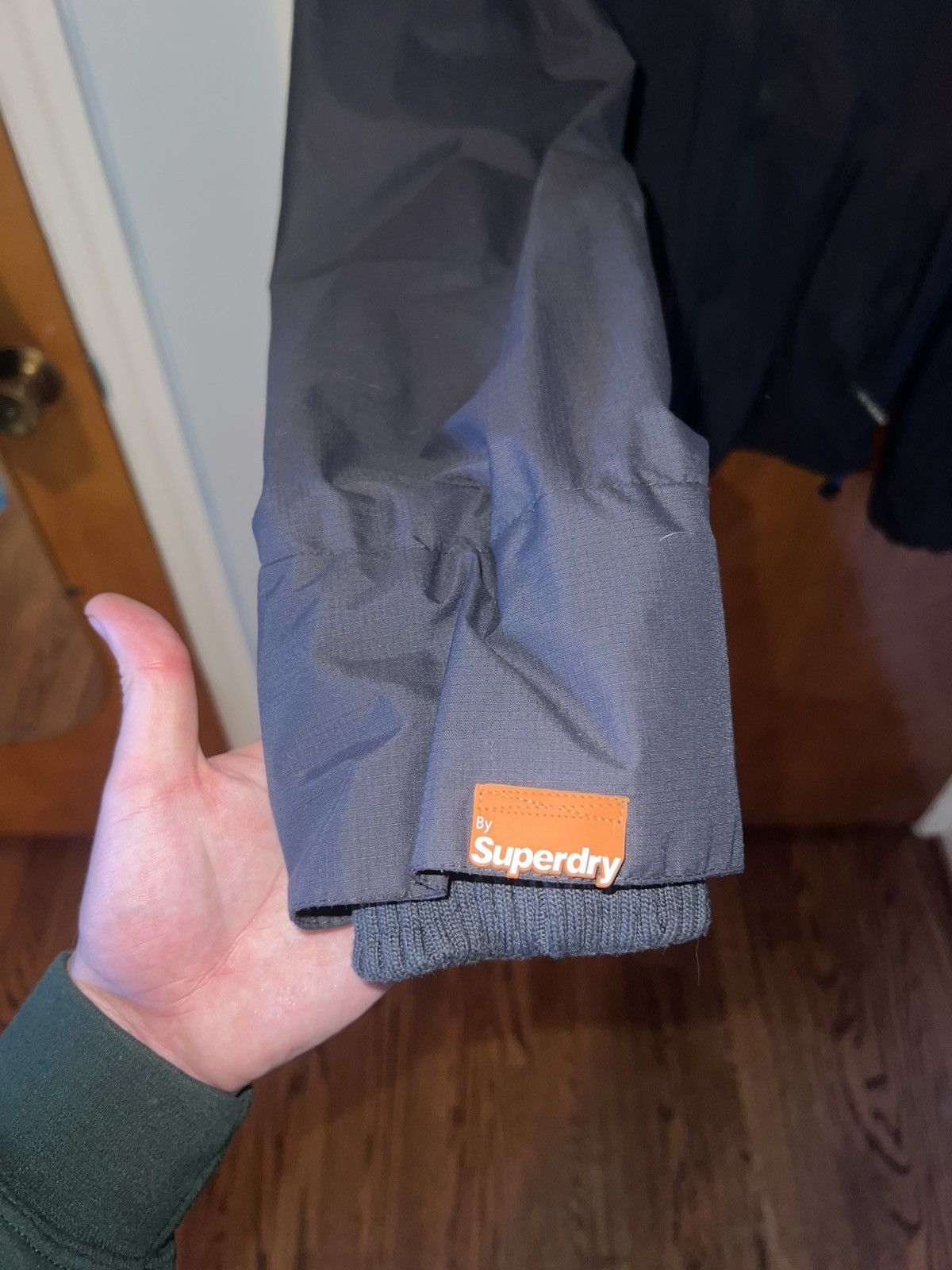 Superdry SuperDry Men’s Windcheater Jacket, Grey/Blue Size US M / EU 48-50 / 2 - 2 Thumbnail
