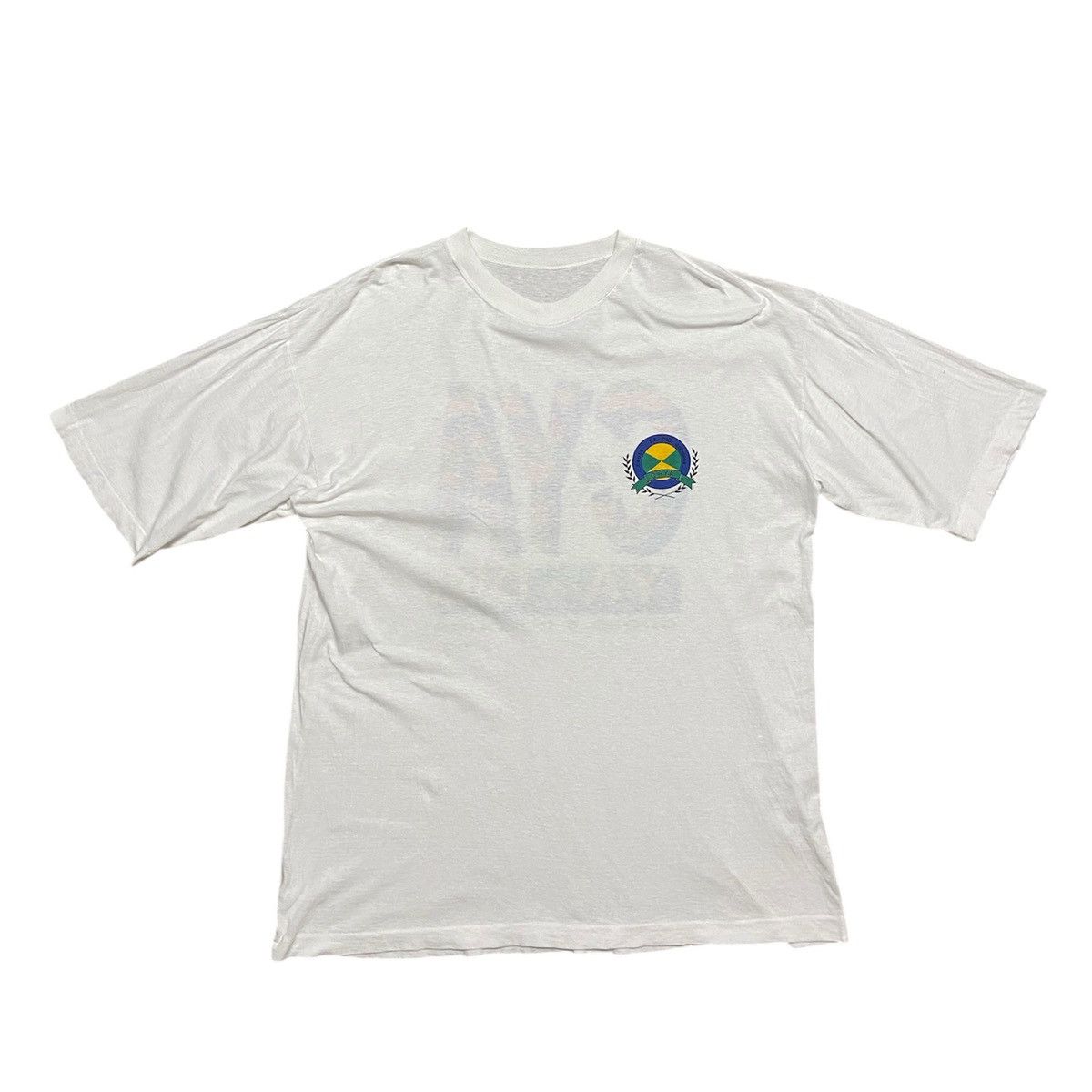 Cross Colours × Vintage Vintage 90s Cross Colours YA-DING Single Stitch Tees Size US XL / EU 56 / 4 - 2 Thumbnail