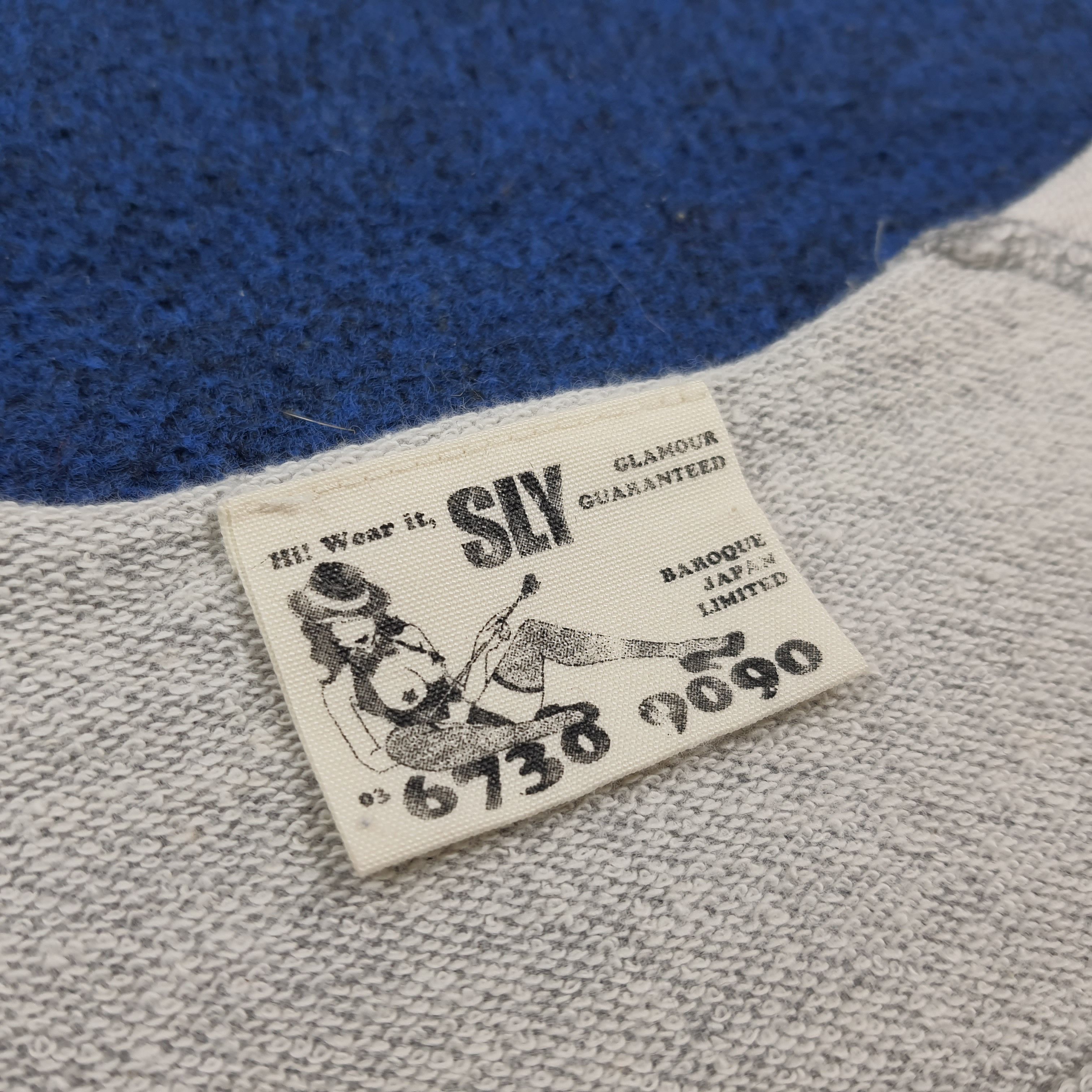 SLY Vintage SLY Japan Graphic Sweatshirt Dress C301N45 Size S / US 4 / IT 40 - 4 Thumbnail