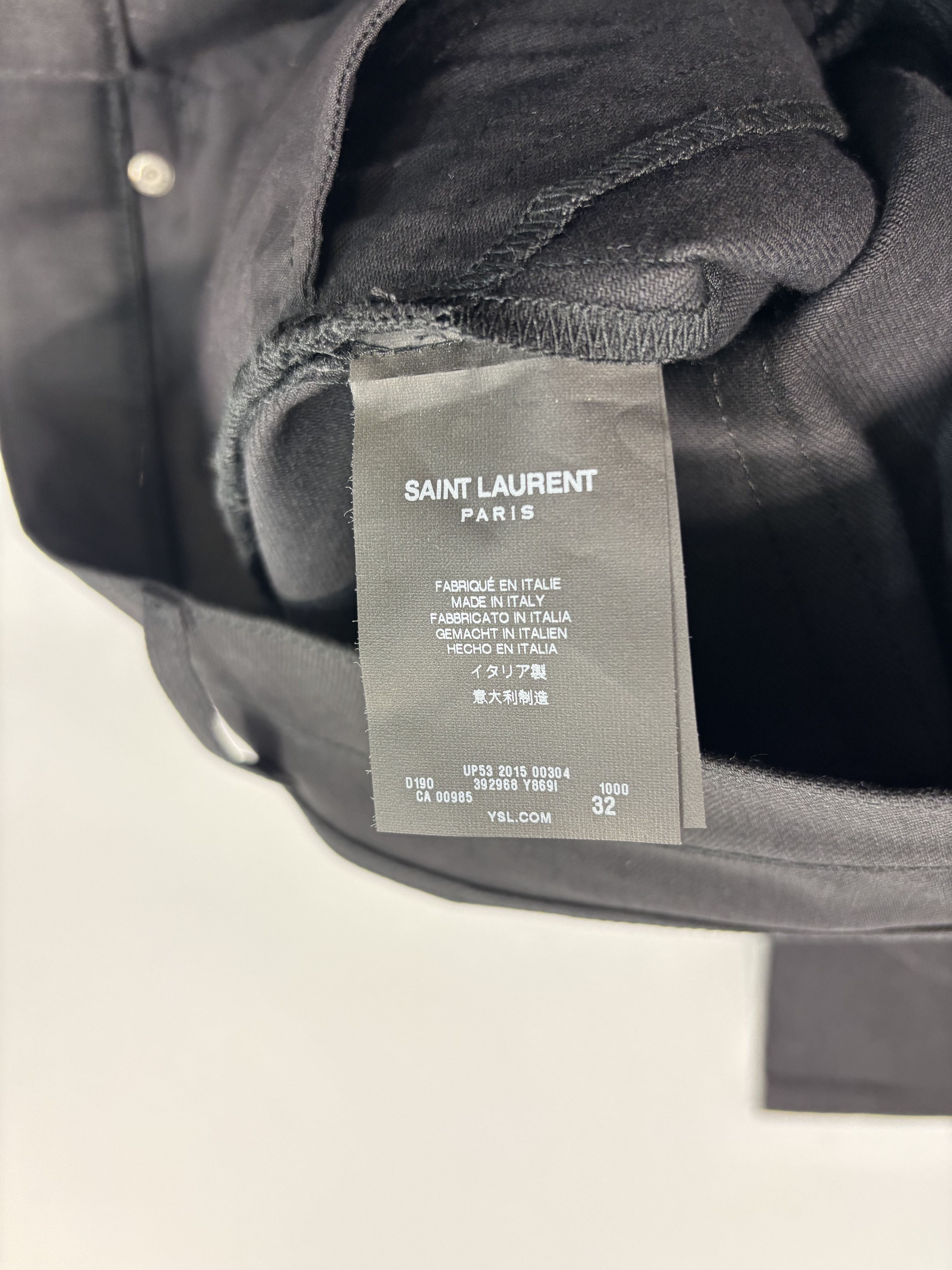 Saint Laurent Paris Saint Laurent Zip Pants Size US 32 / EU 48 - 3 Thumbnail