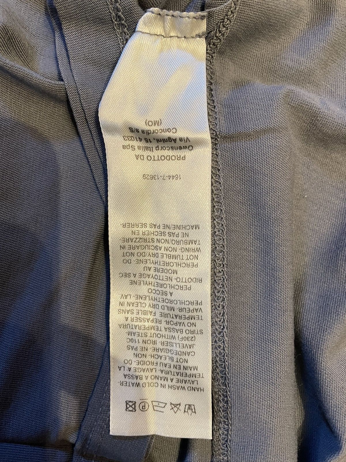 Rick Owens Drkshdw Rick Owens Double Sleeve Tee (Gray) Size US XL / EU 56 / 4 - 6 Thumbnail