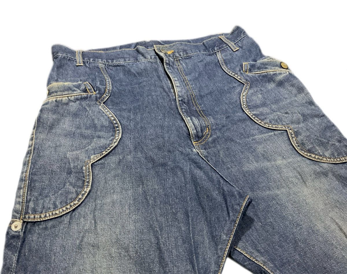 image of Archival Clothing x Issey Miyake Vintage Issey Miyake Mercibeaucoup Jevous Enpire Denim in Blue (Si