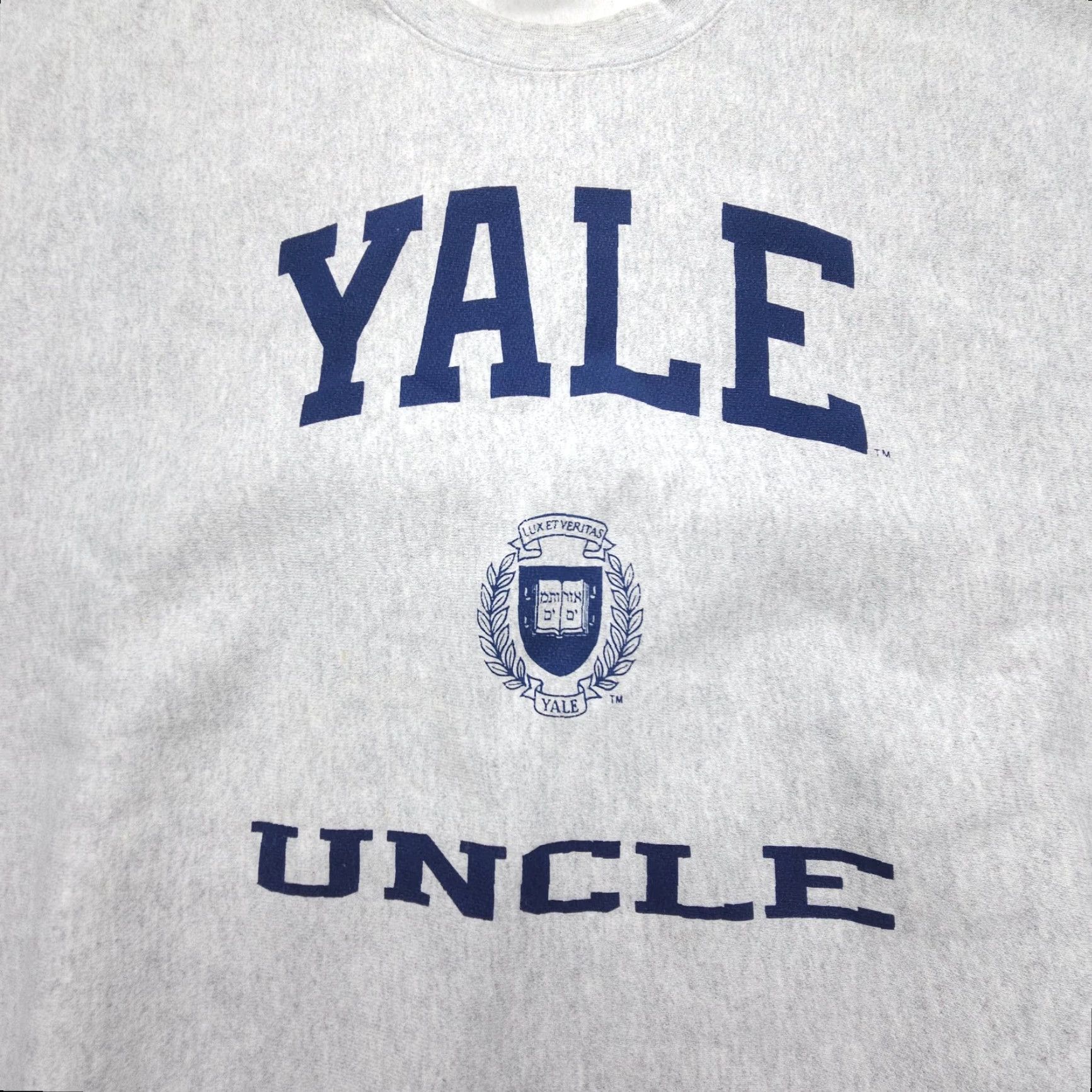 Lee VINTAGE Lee Sweatshirt Mens XL Gray Crest USA Crossgrain Heavyweight Pullover Crew Neck Graphic Print 80s 90s College USA Mens Size US XL / EU 56 / 4 - 4 Thumbnail