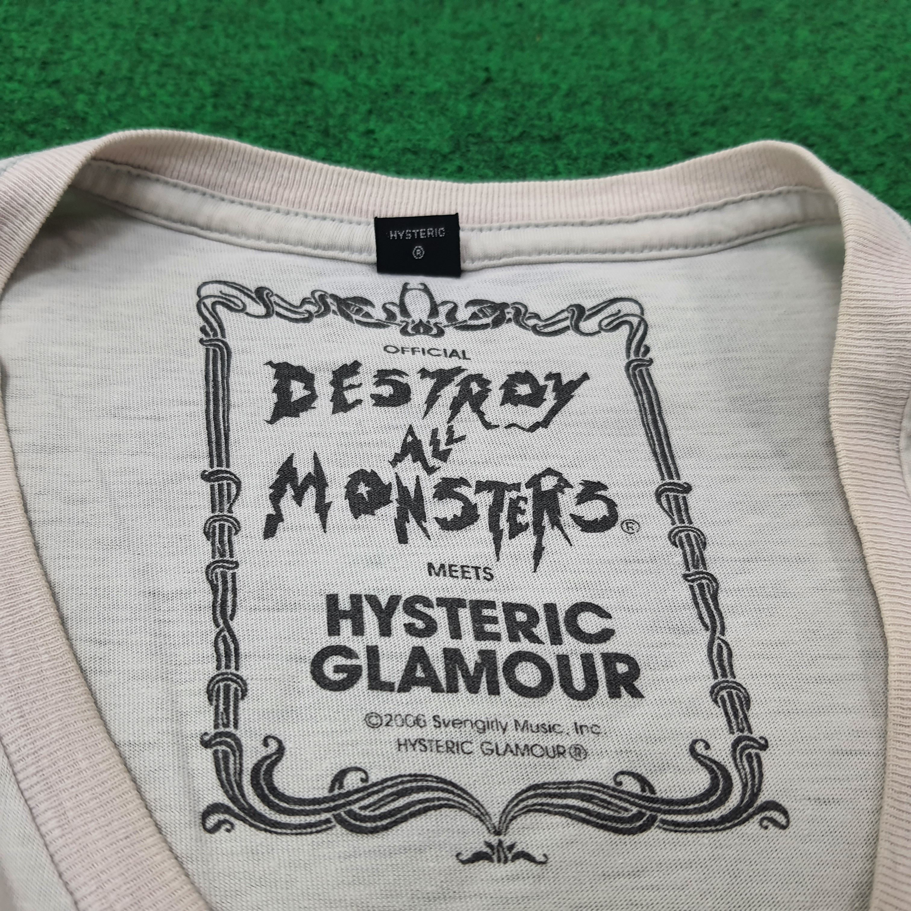 Hysteric Glamour Vintage Hysteric Glamour Destroy All Monters Tshirt C267N73 Size US S / EU 44-46 / 1 - 6 Thumbnail