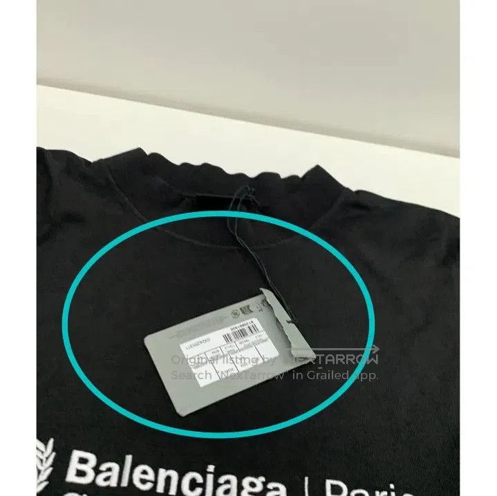 Balenciaga Balenciaga Logo Print Short Sleeve T. Size US XS / EU 42 / 0 - 3 Thumbnail