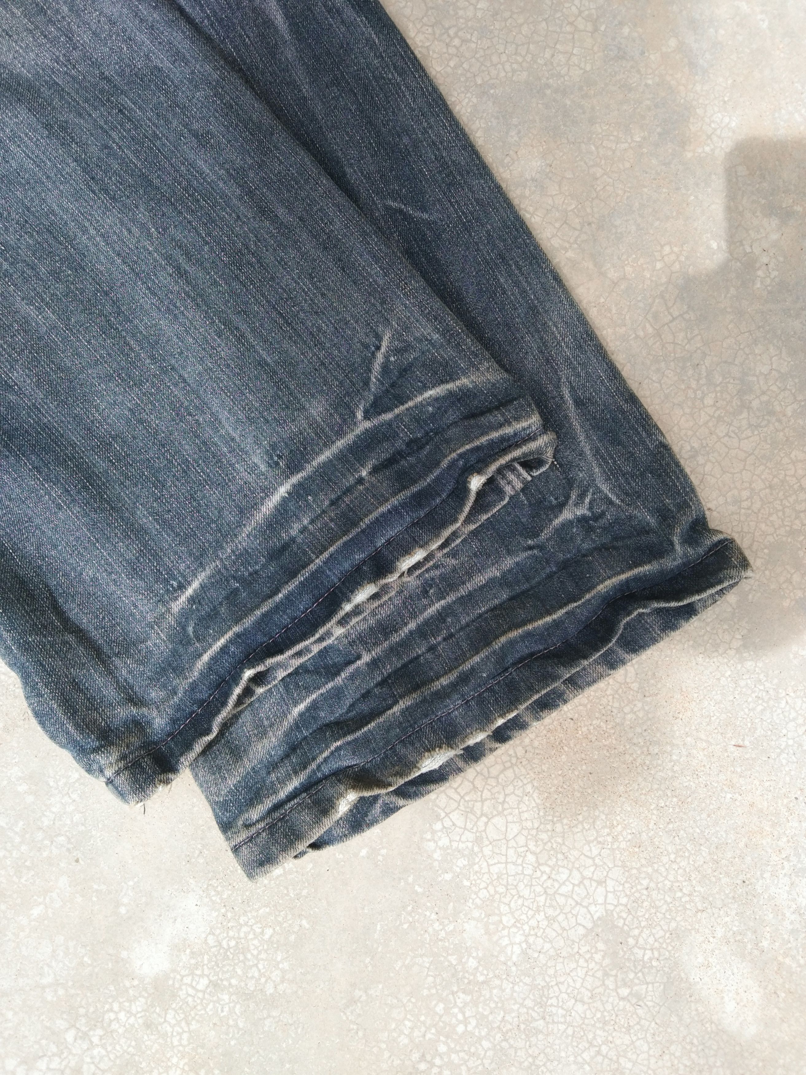 Helix Vintage Helix Blue Washed Relaxed Boot Cut Jeans 36x34 Size US 36 / EU 52 - 3 Thumbnail