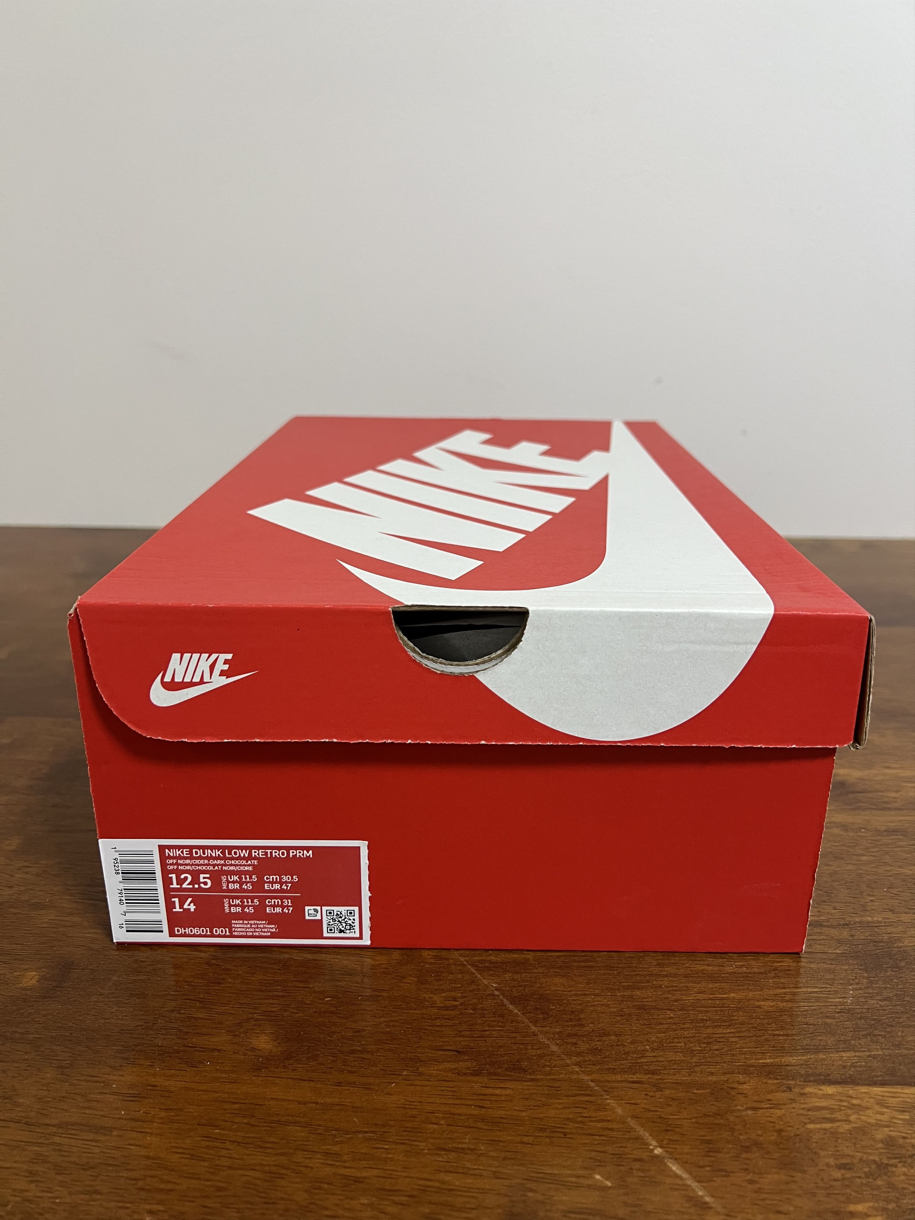 Nike 💚 2022 Nike Dunk Low Retro PRM Off Noir/Cider US 12.5 NEW Size US 12.5 / EU 45-46 - 17 Thumbnail