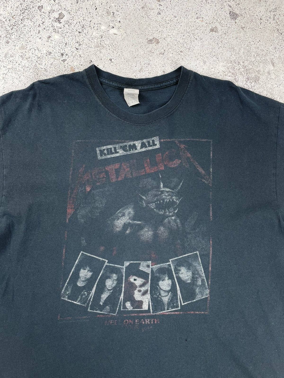 Band Tees × Metallica × Vintage Vintage Metallica Kill’Em All Rock Tee T-Shirt Size US XL / EU 56 / 4 - 2 Thumbnail