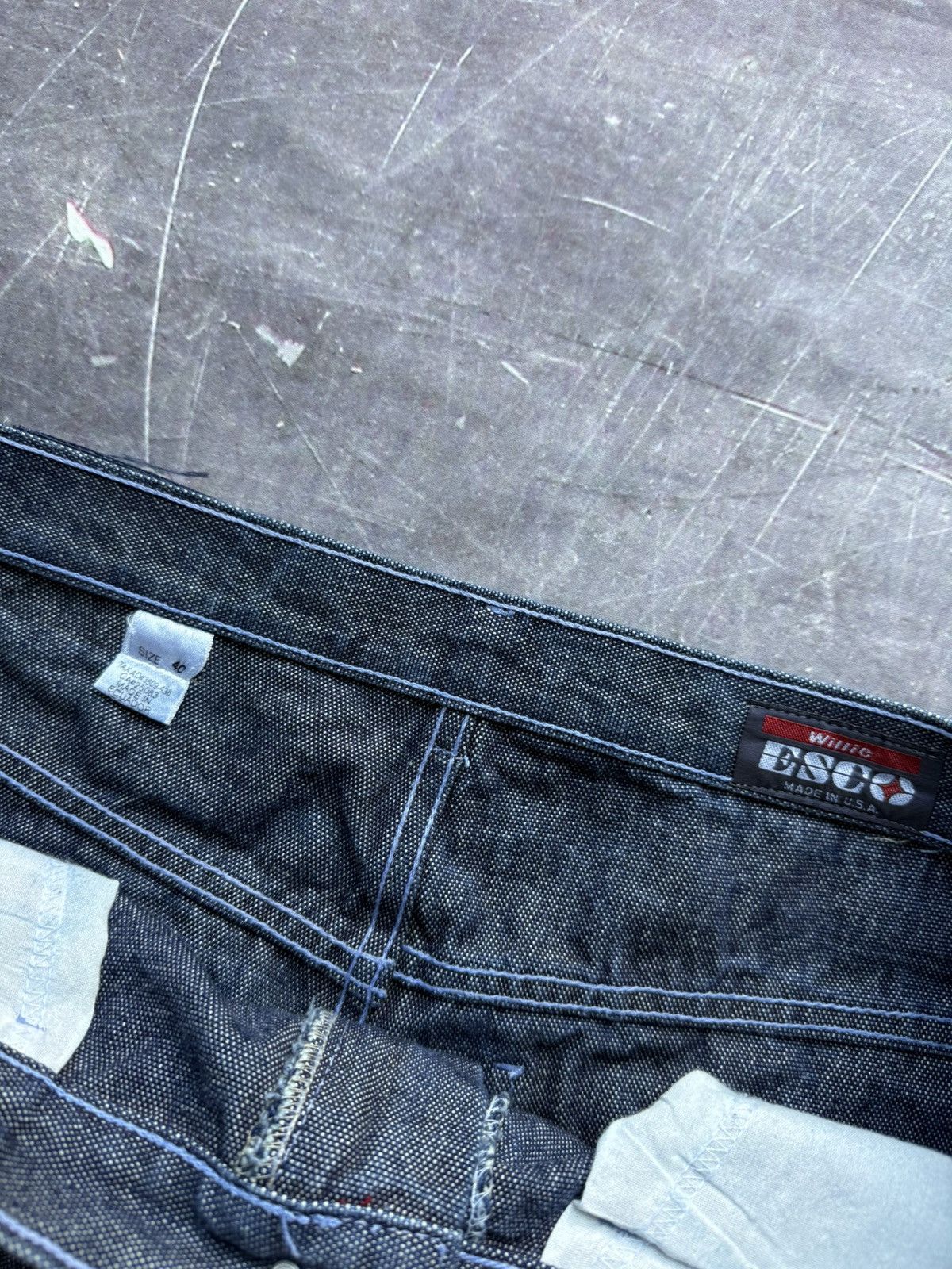 Vintage Vintage Y2K Willie Esco Carpenter Denim Jeans (40X32) Size US 40 / EU 56 - 6 Thumbnail