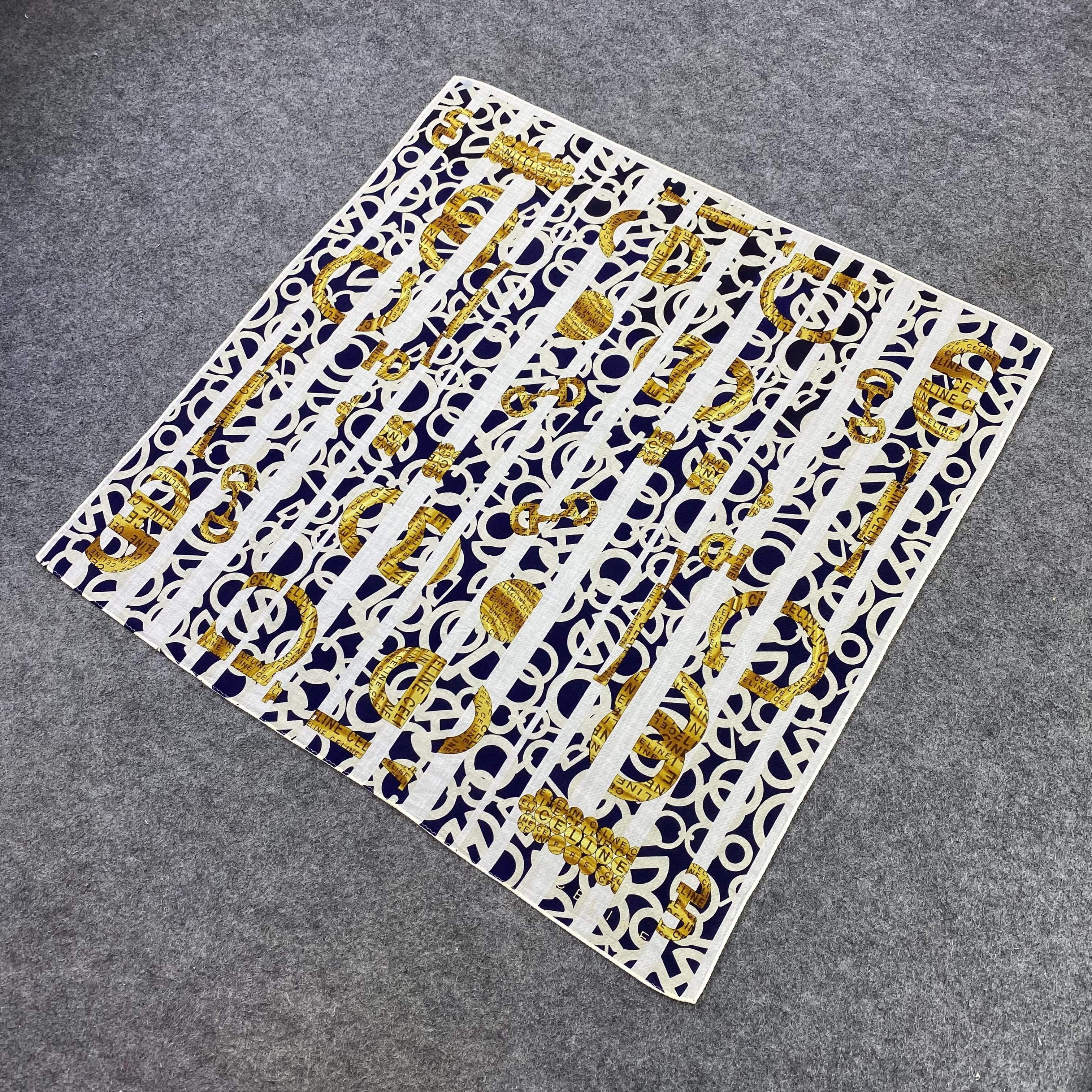 Celine Celine Handkerchief Neckerchief Bandana-B1725 Size ONE SIZE - 4 Thumbnail