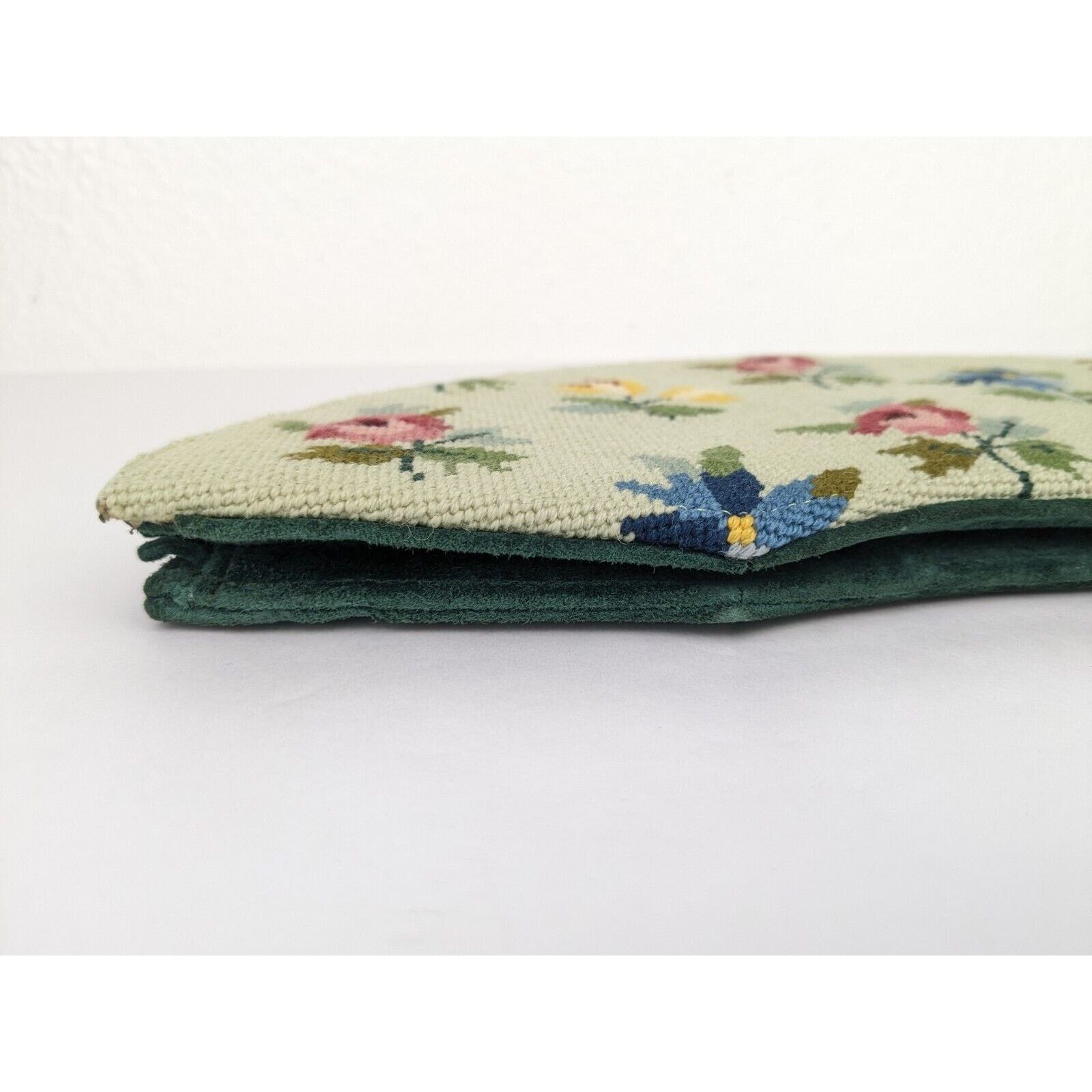 Other Lulu Guinness Tapisserie Clutch Handbag Needlepoint Suede Size ONE SIZE - 8 Thumbnail