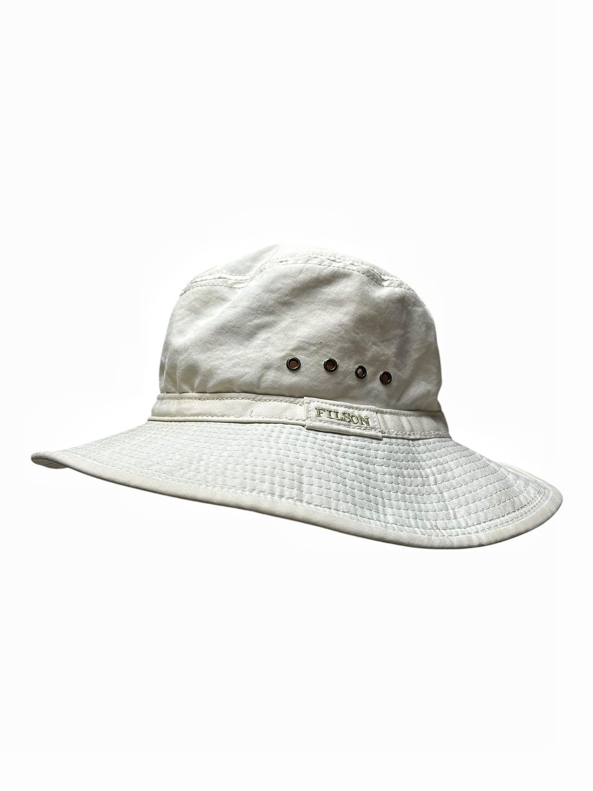 Filson × Vintage Vintage Cc Filson Co Summer Packer Hat Tan Dessert Sz Small Size 32 - 7 Thumbnail