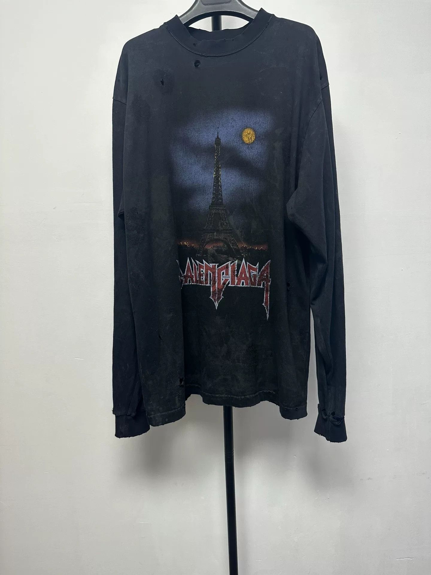 Balenciaga Balenciaga Printed Crew Neck Oversized T-Shirt Size XS / US 0-2 / IT 36-38 - 1 Thumbnail