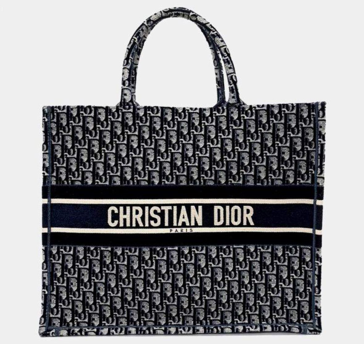 Dior Authentic✅ Receipt ✅ Velvet Oblique Book Tote Bag Size ONE SIZE - 1 Thumbnail