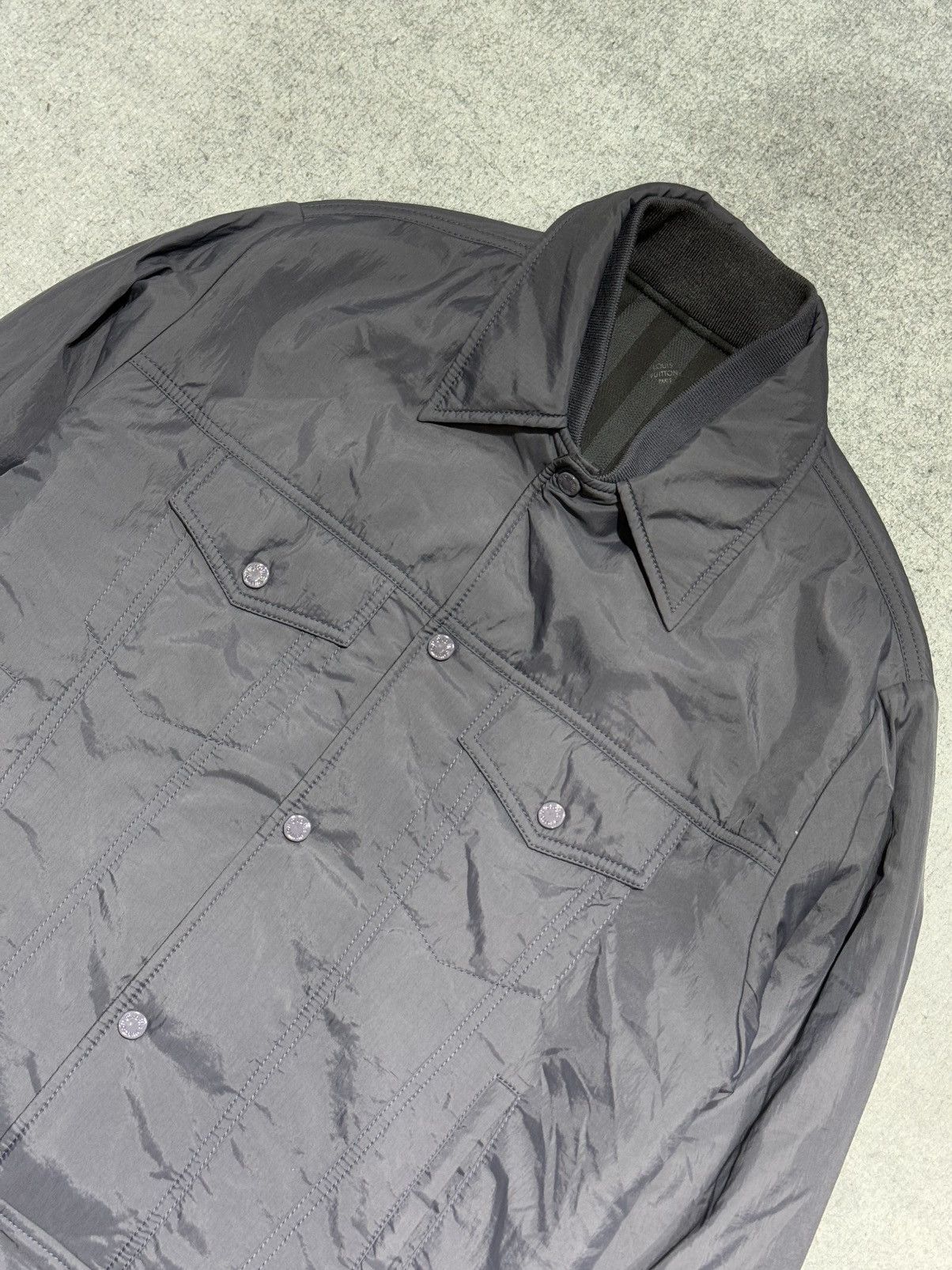 Louis Vuitton Louis vuitton - Reversible Trucker - wool jacket Size US M / EU 48-50 / 2 - 3 Thumbnail