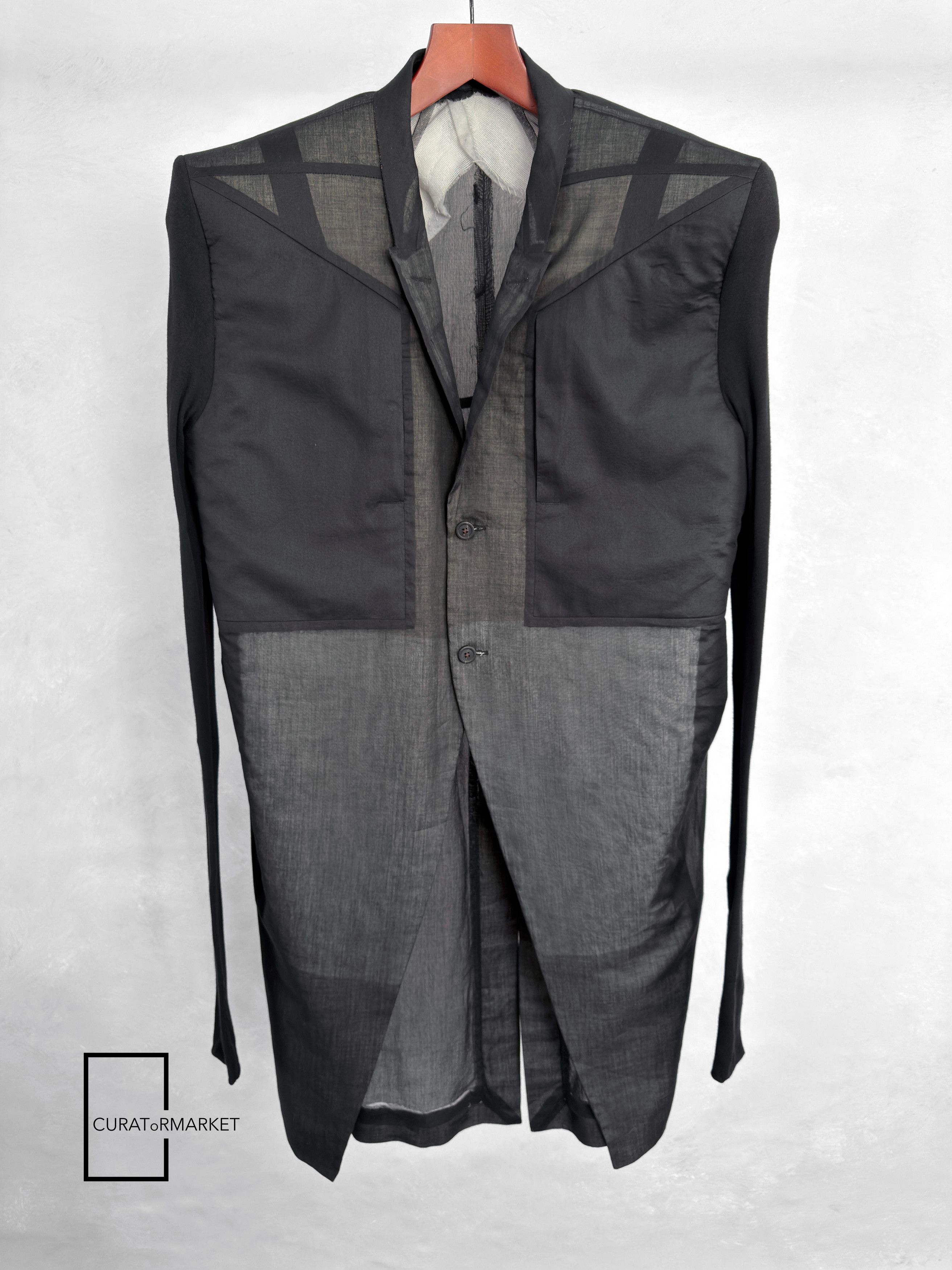 Rick Owens EU48 GRAIL Runway Sample Cobra Silk Tatlin Coat SS24 Lido Size US M / EU 48-50 / 2 - 1 Thumbnail